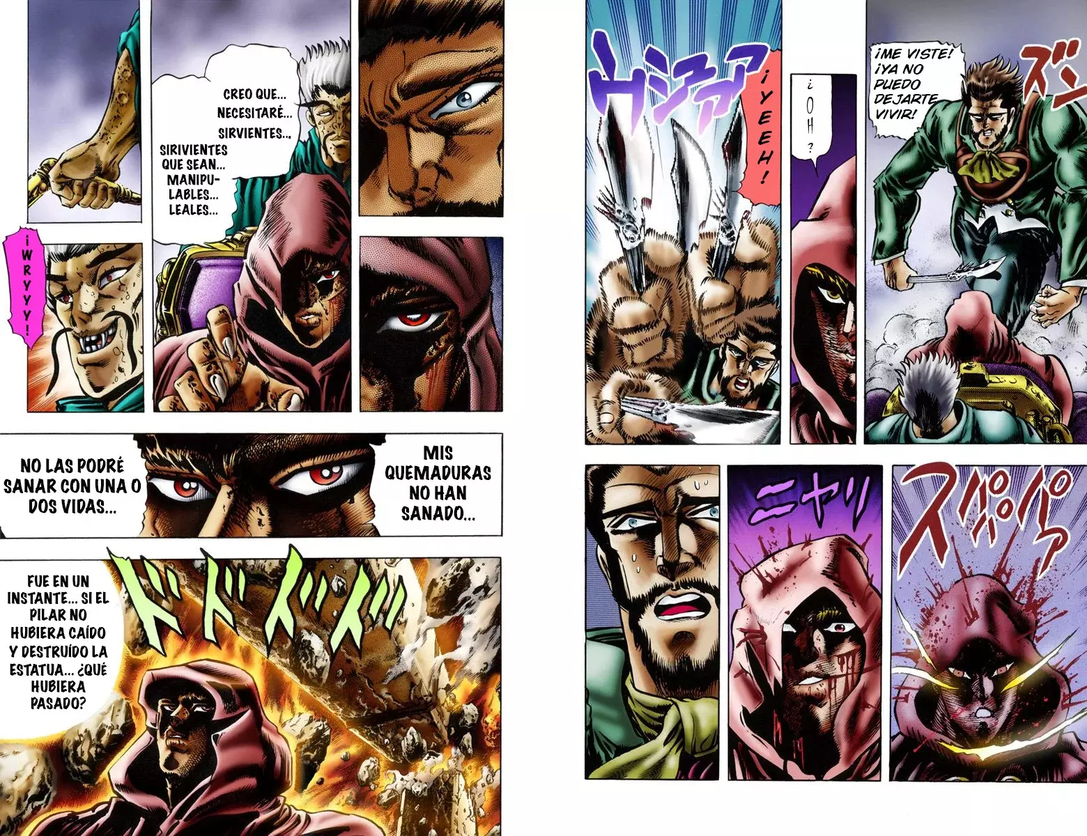 Read JoJo's Bizarre Adventure Parte 1 Phantom Blood Full Color ES Manga Online