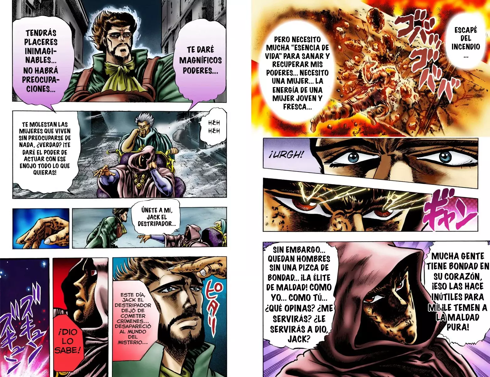 Read JoJo's Bizarre Adventure Parte 1 Phantom Blood Full Color ES Manga Online