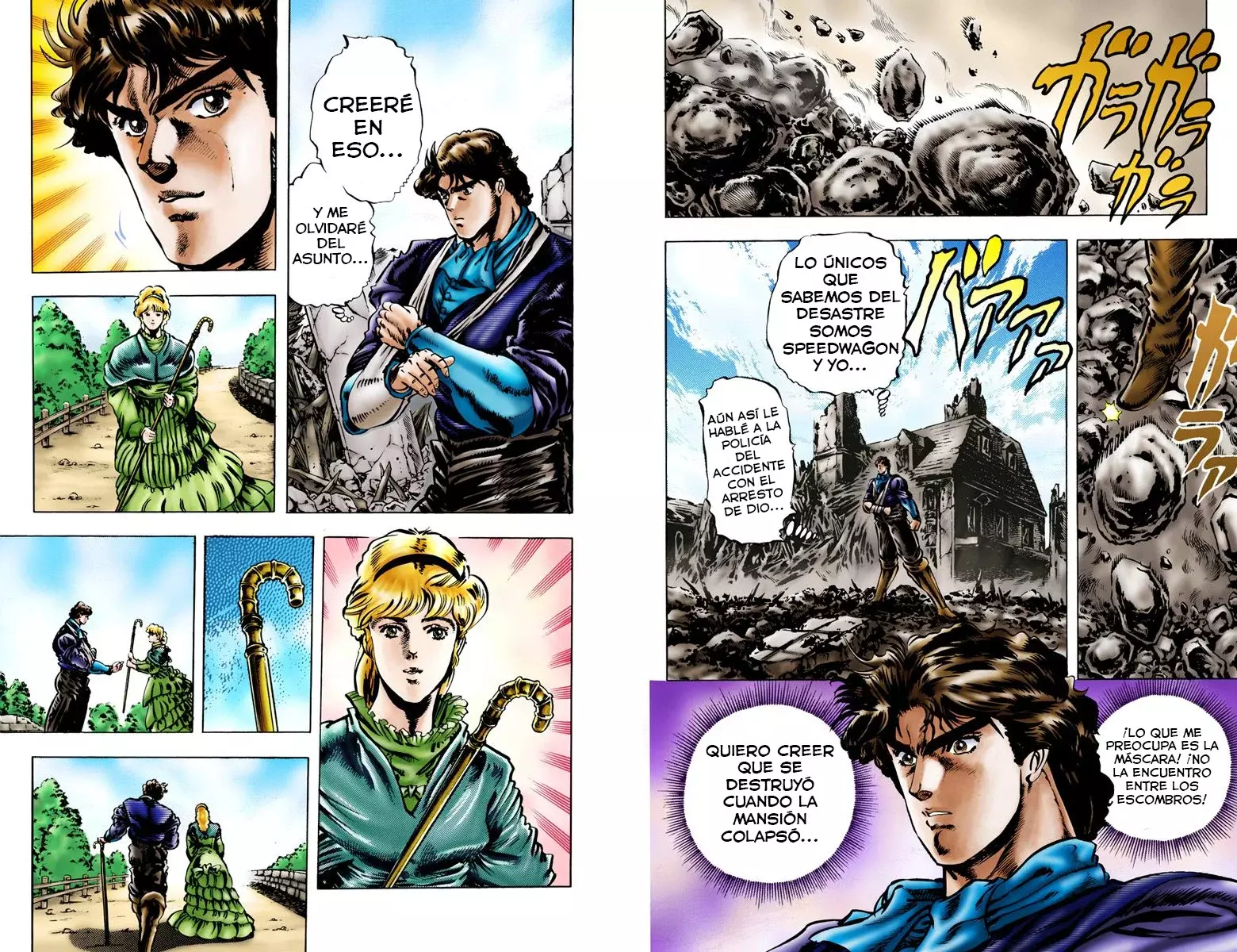 Read JoJo's Bizarre Adventure Parte 1 Phantom Blood Full Color ES Manga Online