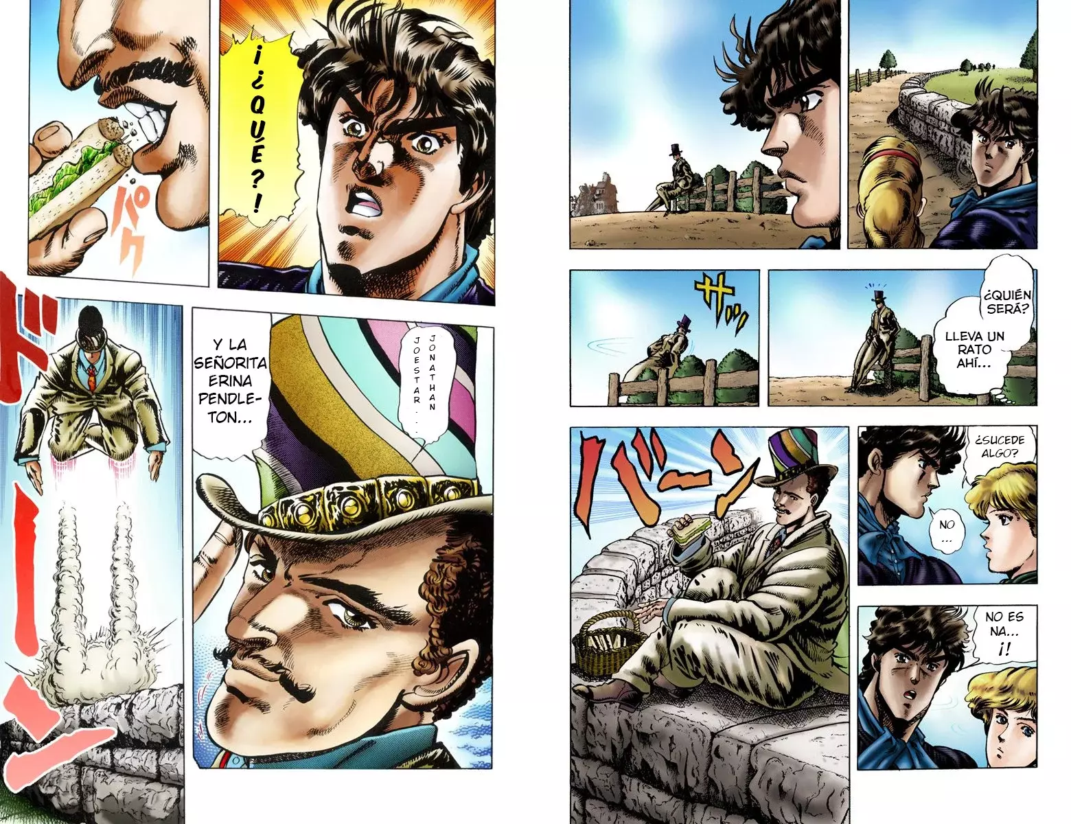 Read JoJo's Bizarre Adventure Parte 1 Phantom Blood Full Color ES Manga Online