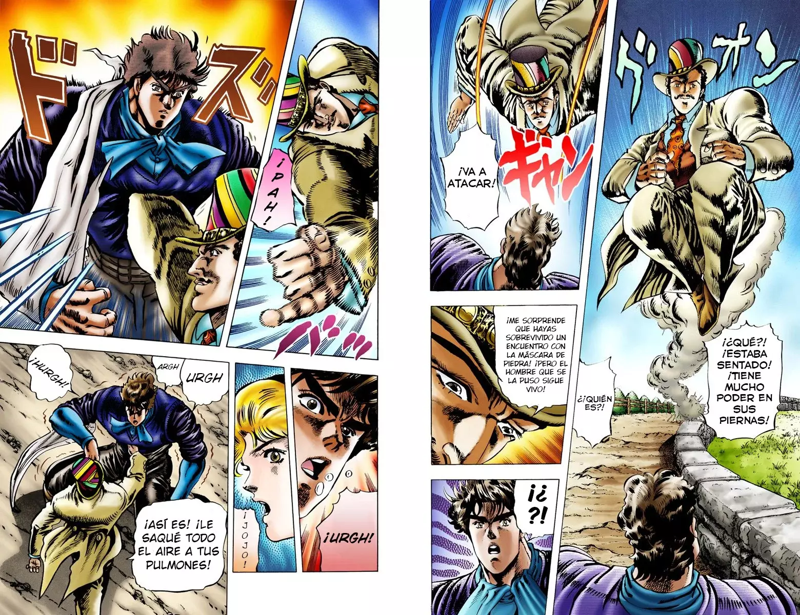 Read JoJo's Bizarre Adventure Parte 1 Phantom Blood Full Color ES Manga Online