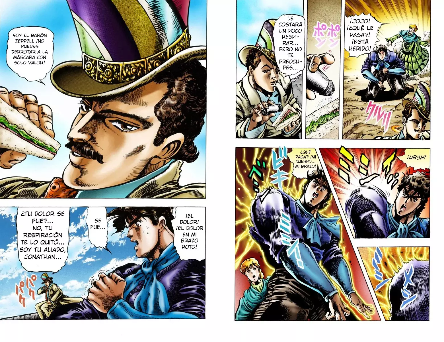 Read JoJo's Bizarre Adventure Parte 1 Phantom Blood Full Color ES Manga Online