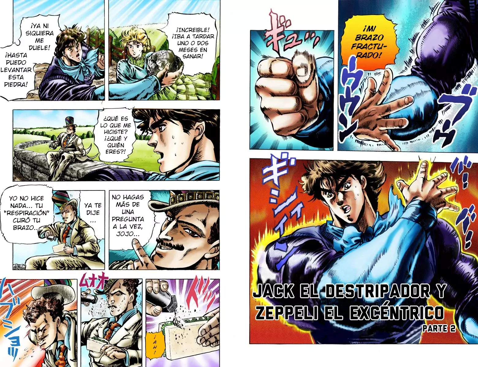 Read JoJo's Bizarre Adventure Parte 1 Phantom Blood Full Color ES Manga Online