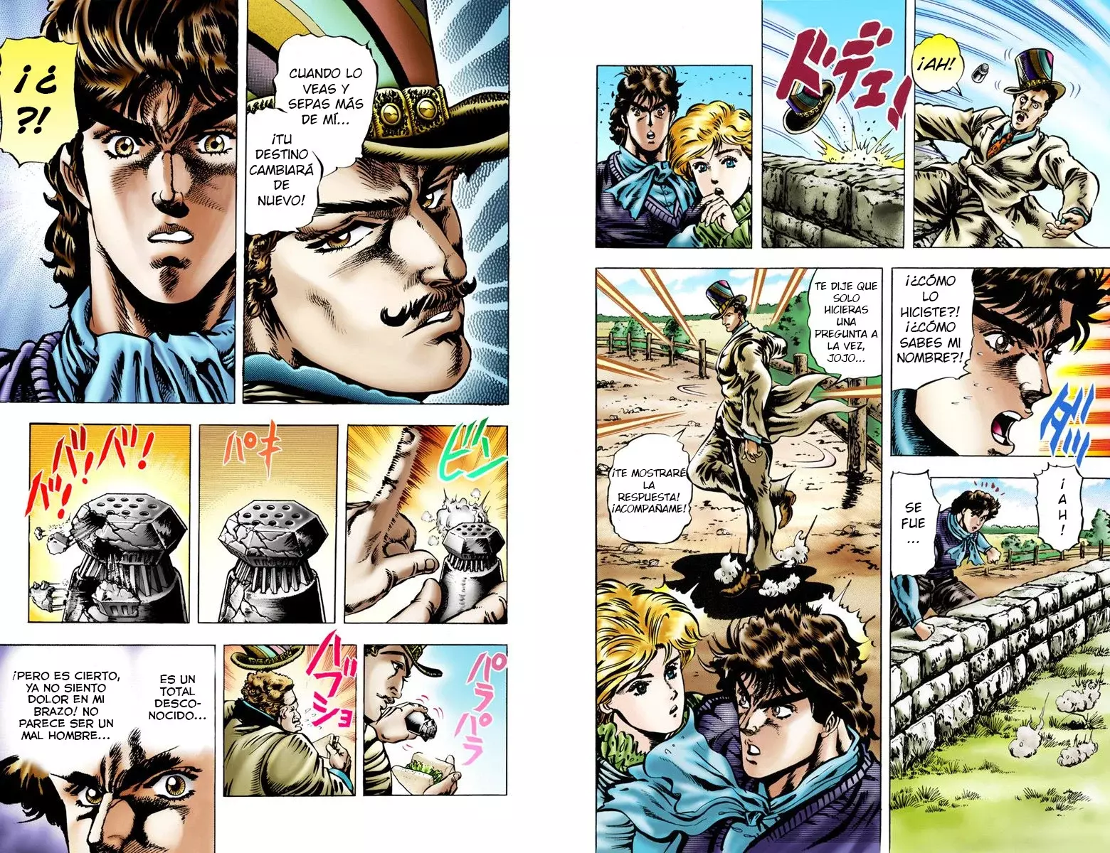 Read JoJo's Bizarre Adventure Parte 1 Phantom Blood Full Color ES Manga Online