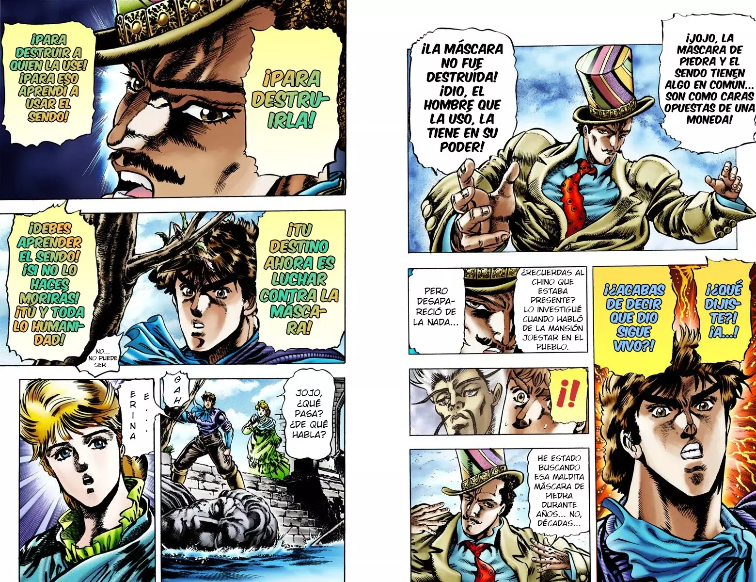 Read JoJo's Bizarre Adventure Parte 1 Phantom Blood Full Color ES Manga Online