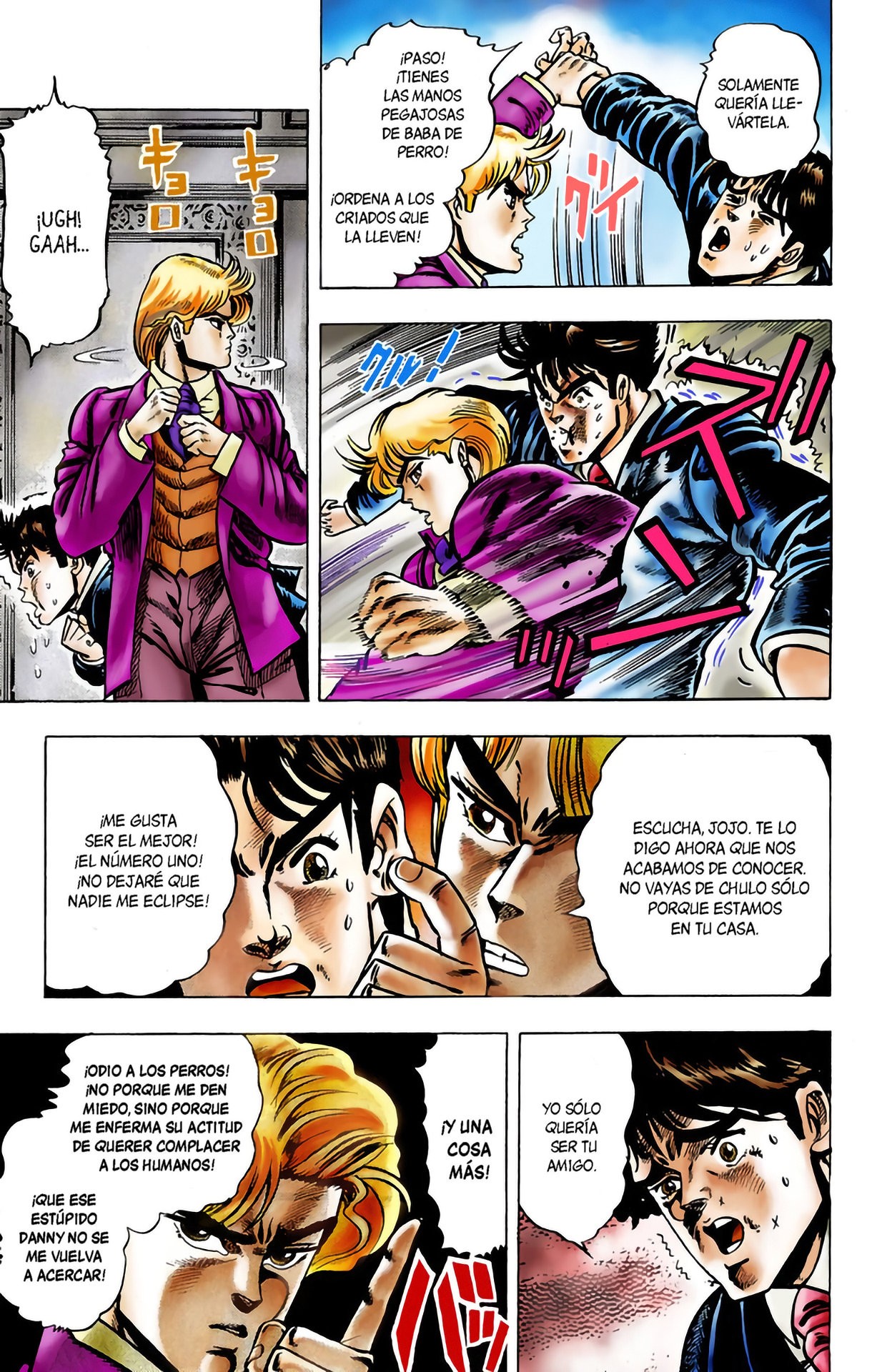Read JoJo's Bizarre Adventure Parte 1 Phantom Blood Full Color ES Manga Online