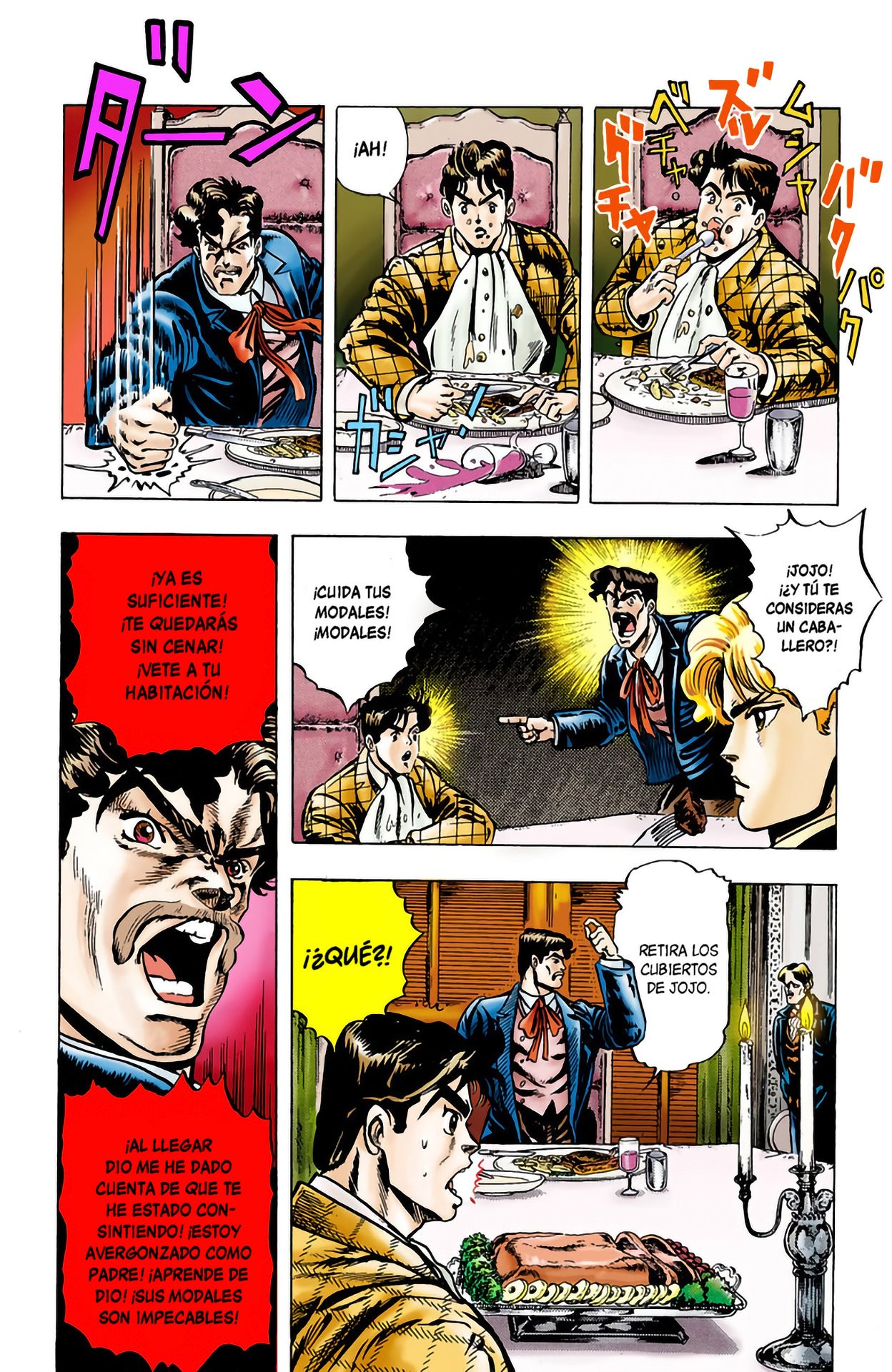 Read JoJo's Bizarre Adventure Parte 1 Phantom Blood Full Color ES Manga Online