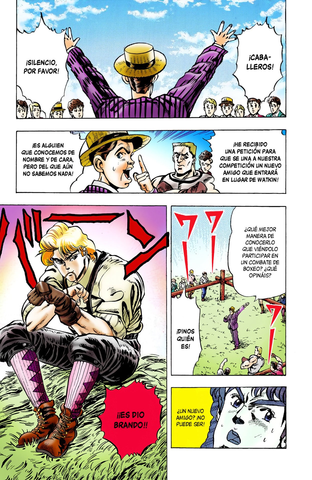 Read JoJo's Bizarre Adventure Parte 1 Phantom Blood Full Color ES Manga Online