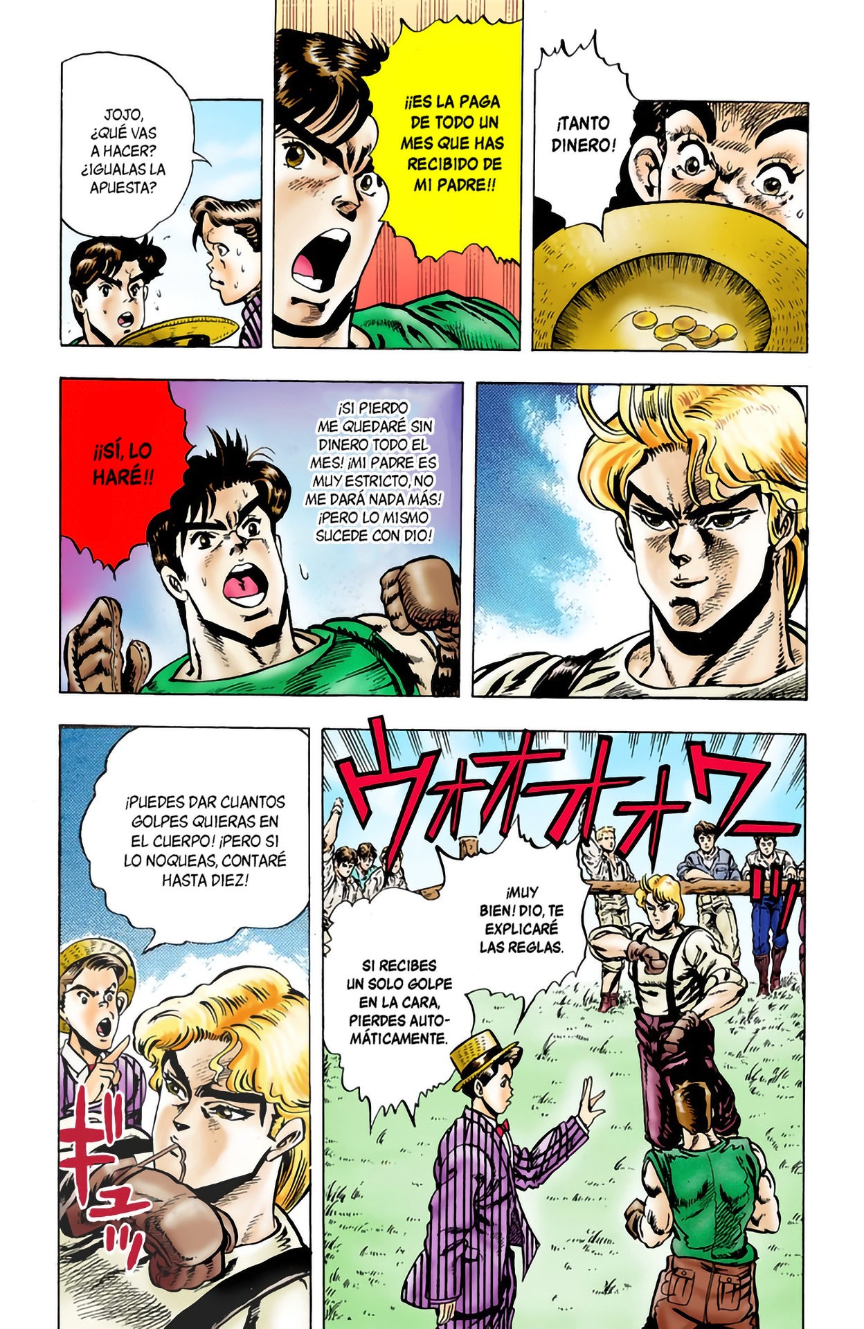 Read JoJo's Bizarre Adventure Parte 1 Phantom Blood Full Color ES Manga Online
