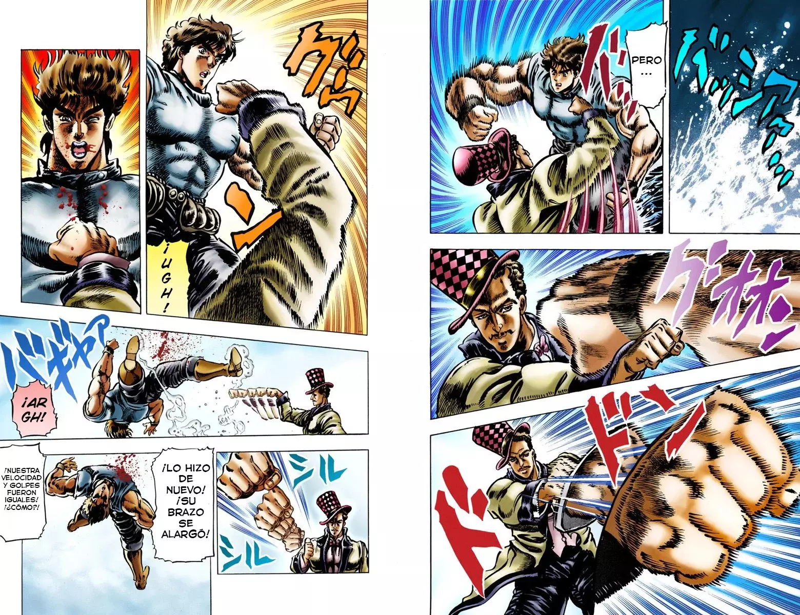 Read JoJo's Bizarre Adventure Parte 1 Phantom Blood Full Color ES Manga Online