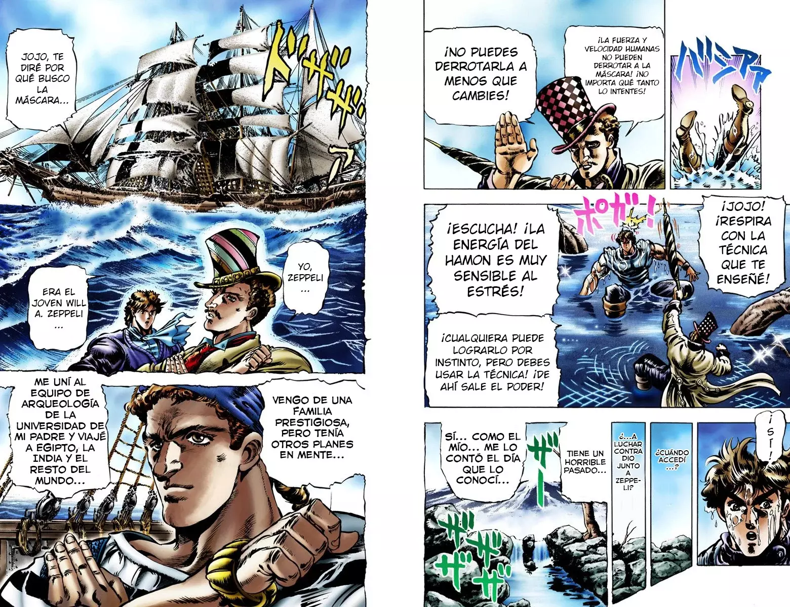 Read JoJo's Bizarre Adventure Parte 1 Phantom Blood Full Color ES Manga Online