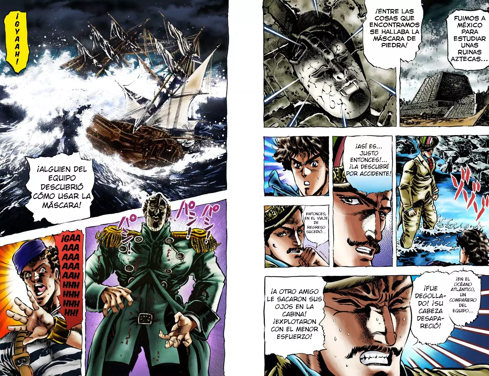 Read JoJo's Bizarre Adventure Parte 1 Phantom Blood Full Color ES Manga Online