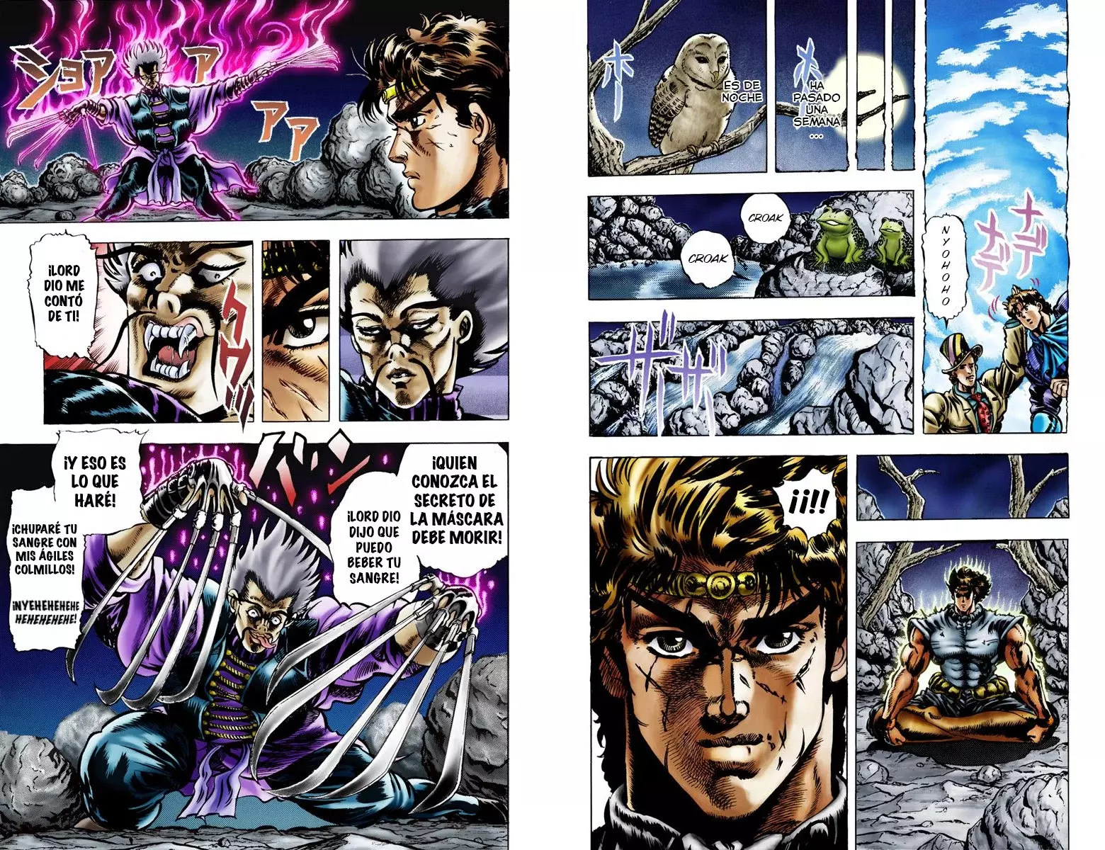 Read JoJo's Bizarre Adventure Parte 1 Phantom Blood Full Color ES Manga Online