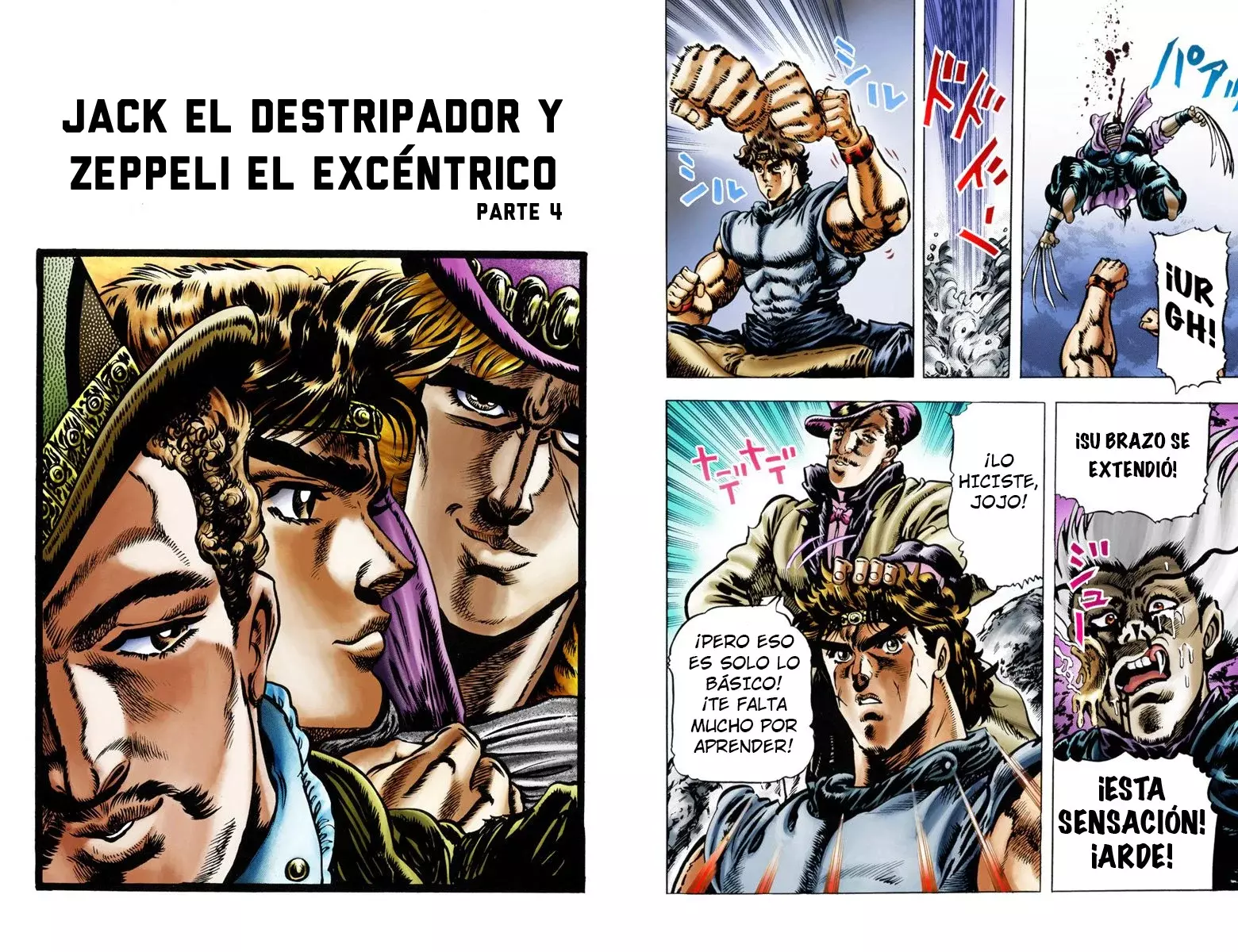 Read JoJo's Bizarre Adventure Parte 1 Phantom Blood Full Color ES Manga Online