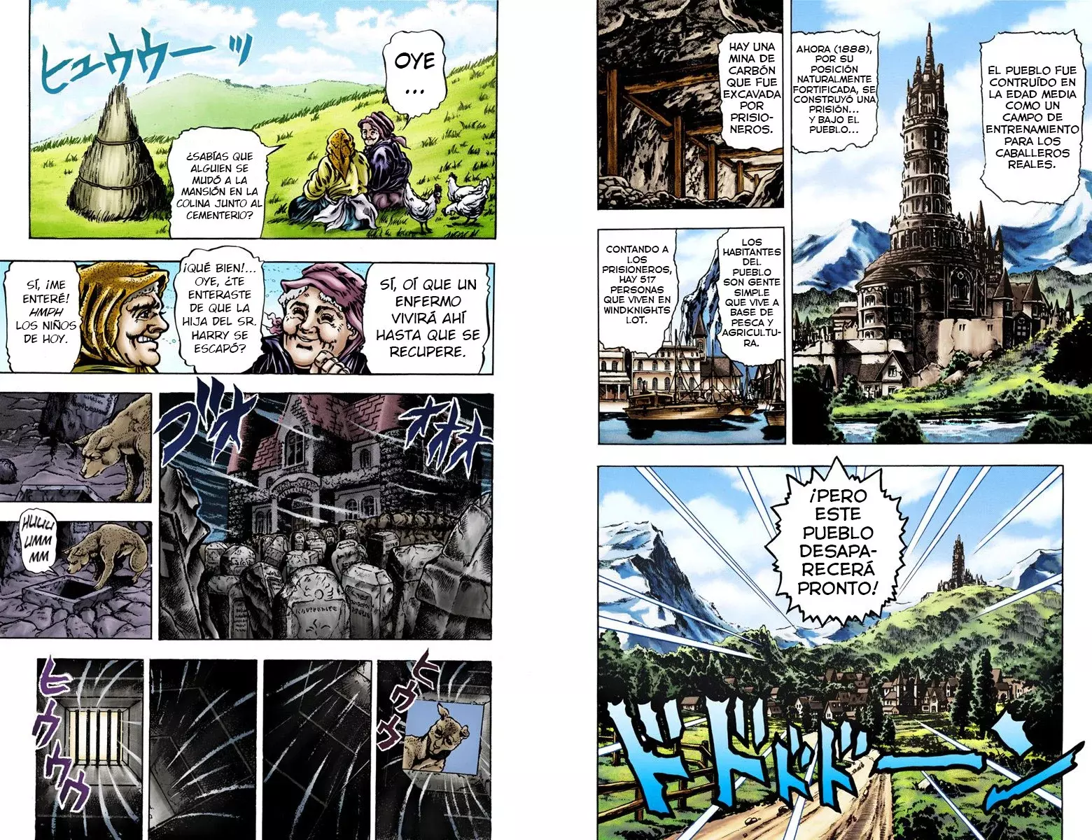 Read JoJo's Bizarre Adventure Parte 1 Phantom Blood Full Color ES Manga Online