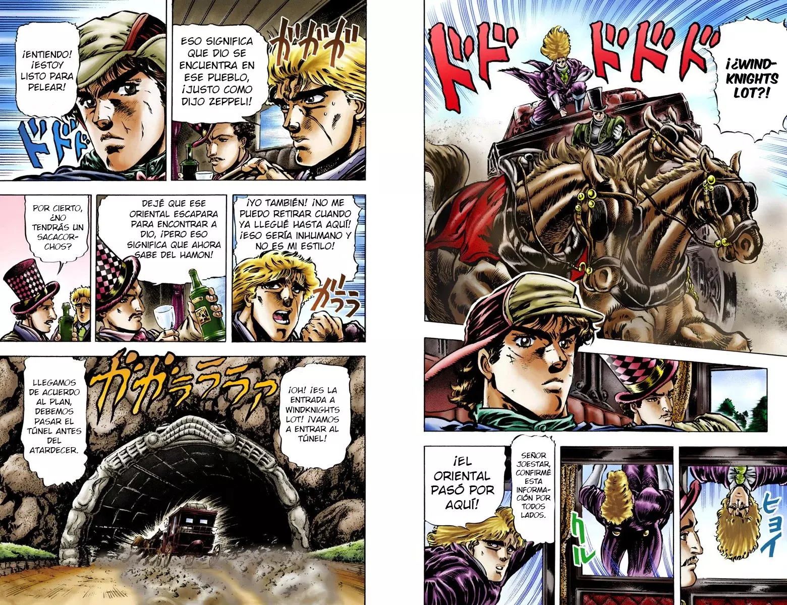 Read JoJo's Bizarre Adventure Parte 1 Phantom Blood Full Color ES Manga Online