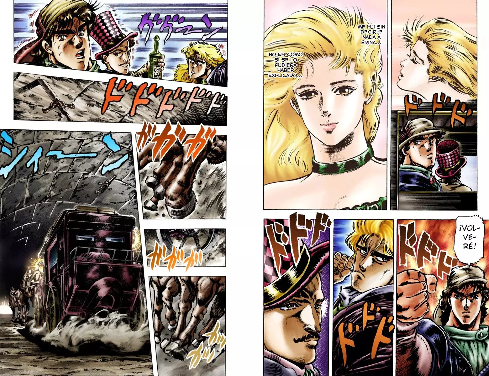 Read JoJo's Bizarre Adventure Parte 1 Phantom Blood Full Color ES Manga Online
