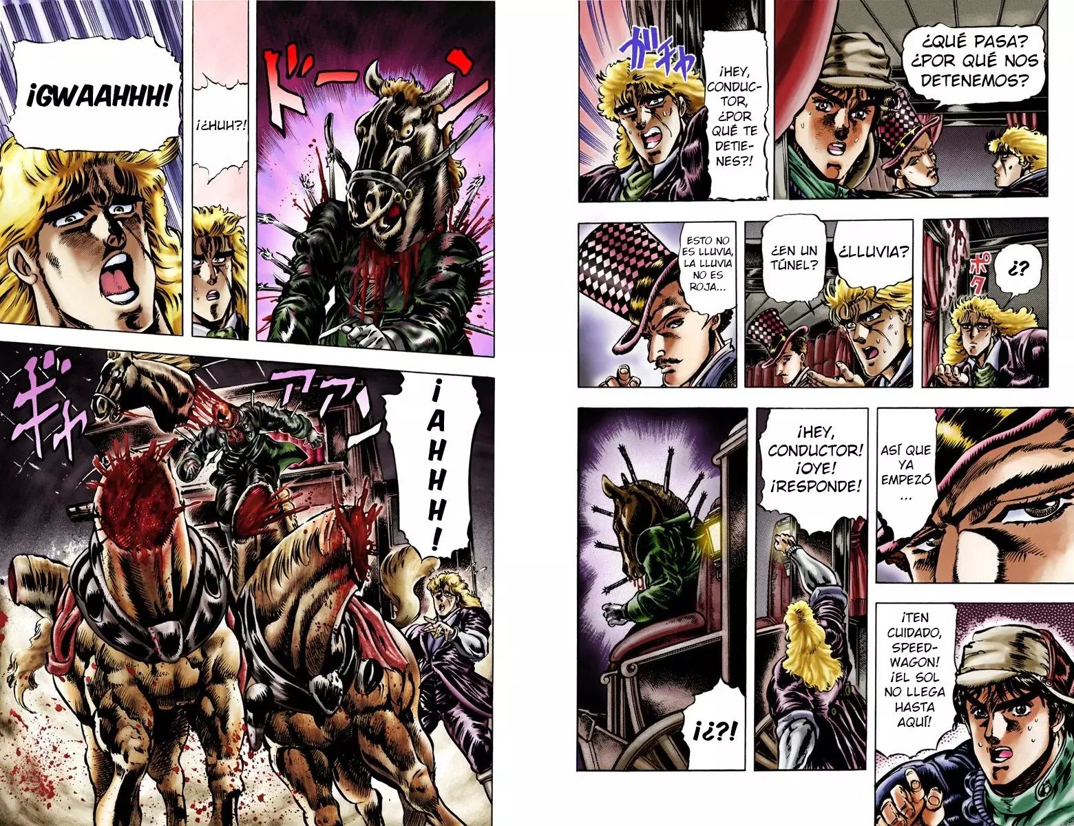 Read JoJo's Bizarre Adventure Parte 1 Phantom Blood Full Color ES Manga Online