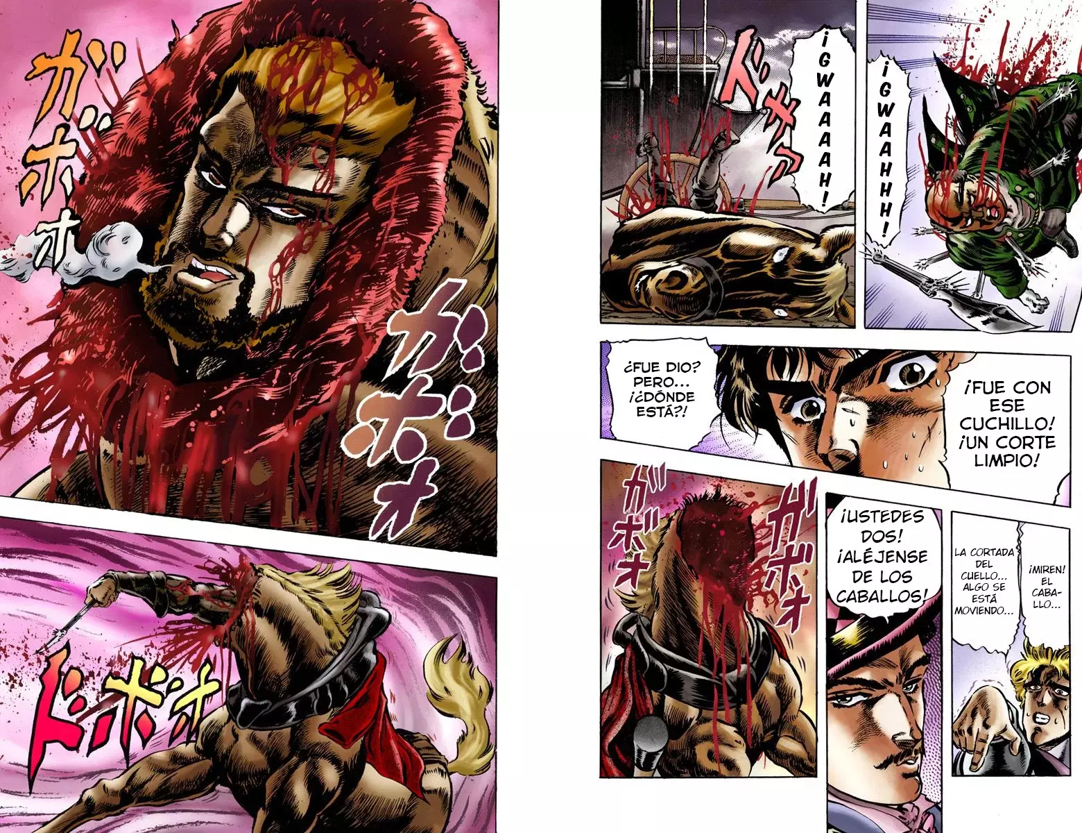Read JoJo's Bizarre Adventure Parte 1 Phantom Blood Full Color ES Manga Online