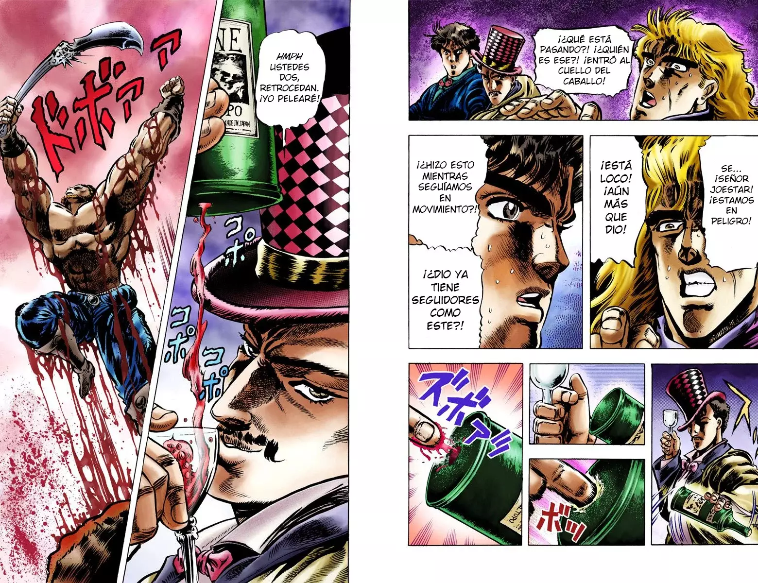 Read JoJo's Bizarre Adventure Parte 1 Phantom Blood Full Color ES Manga Online