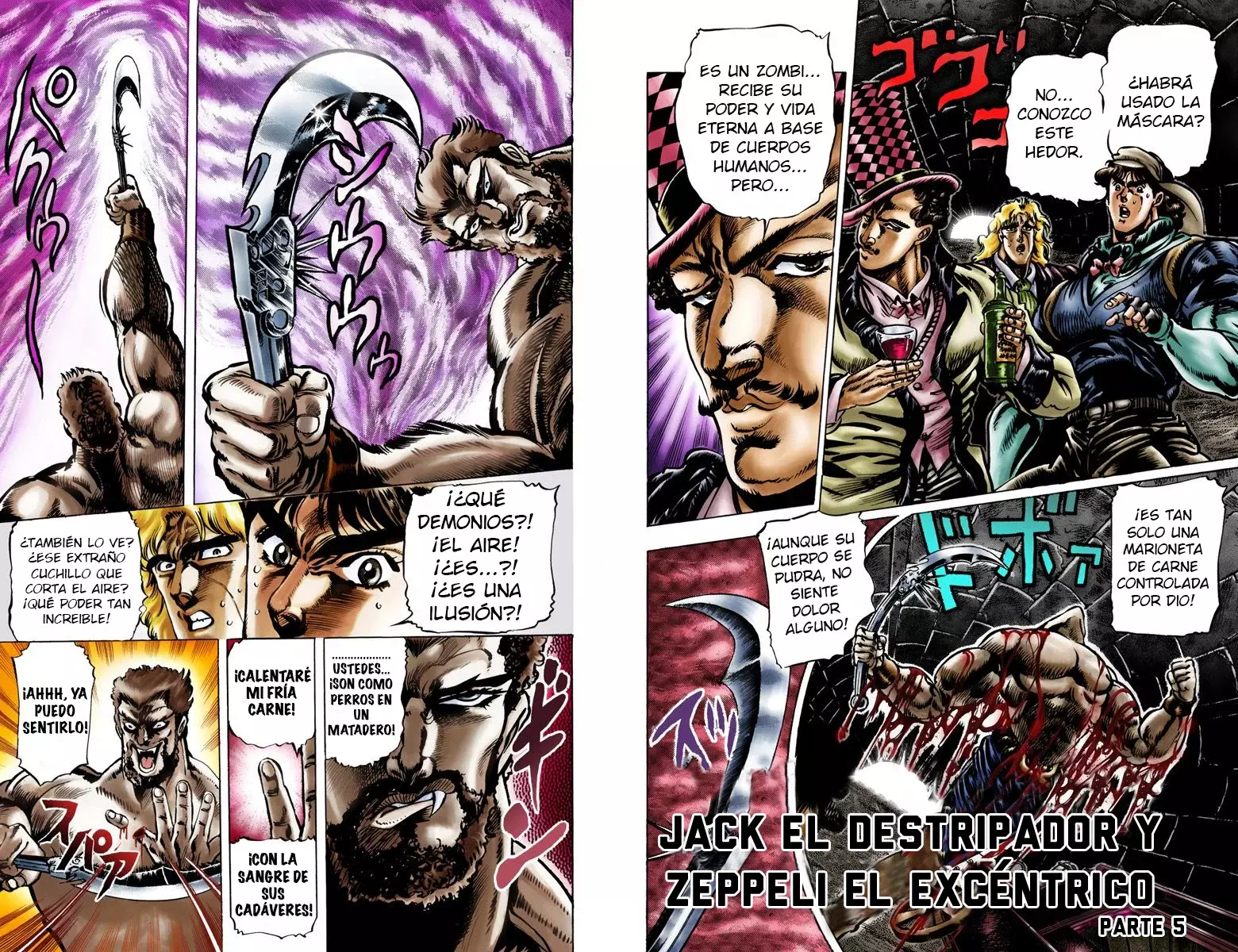 Read JoJo's Bizarre Adventure Parte 1 Phantom Blood Full Color ES Manga Online