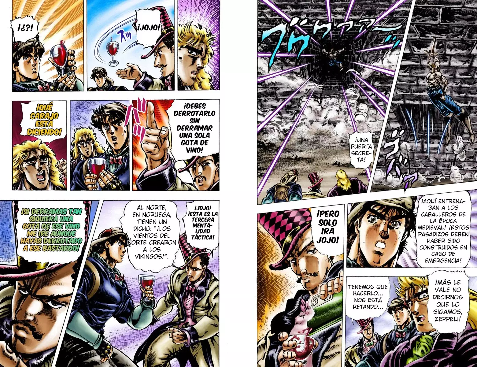 Read JoJo's Bizarre Adventure Parte 1 Phantom Blood Full Color ES Manga Online