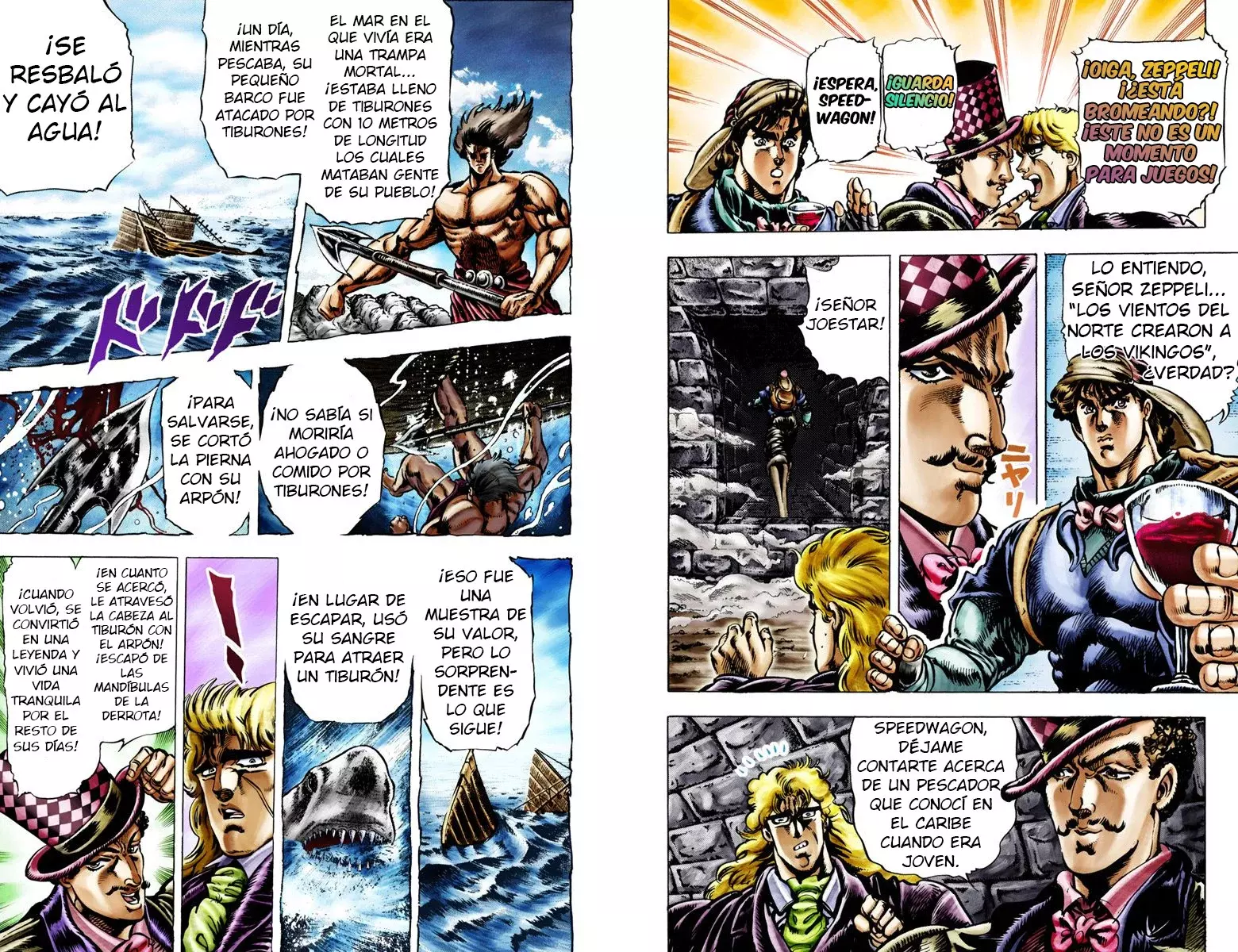 Read JoJo's Bizarre Adventure Parte 1 Phantom Blood Full Color ES Manga Online