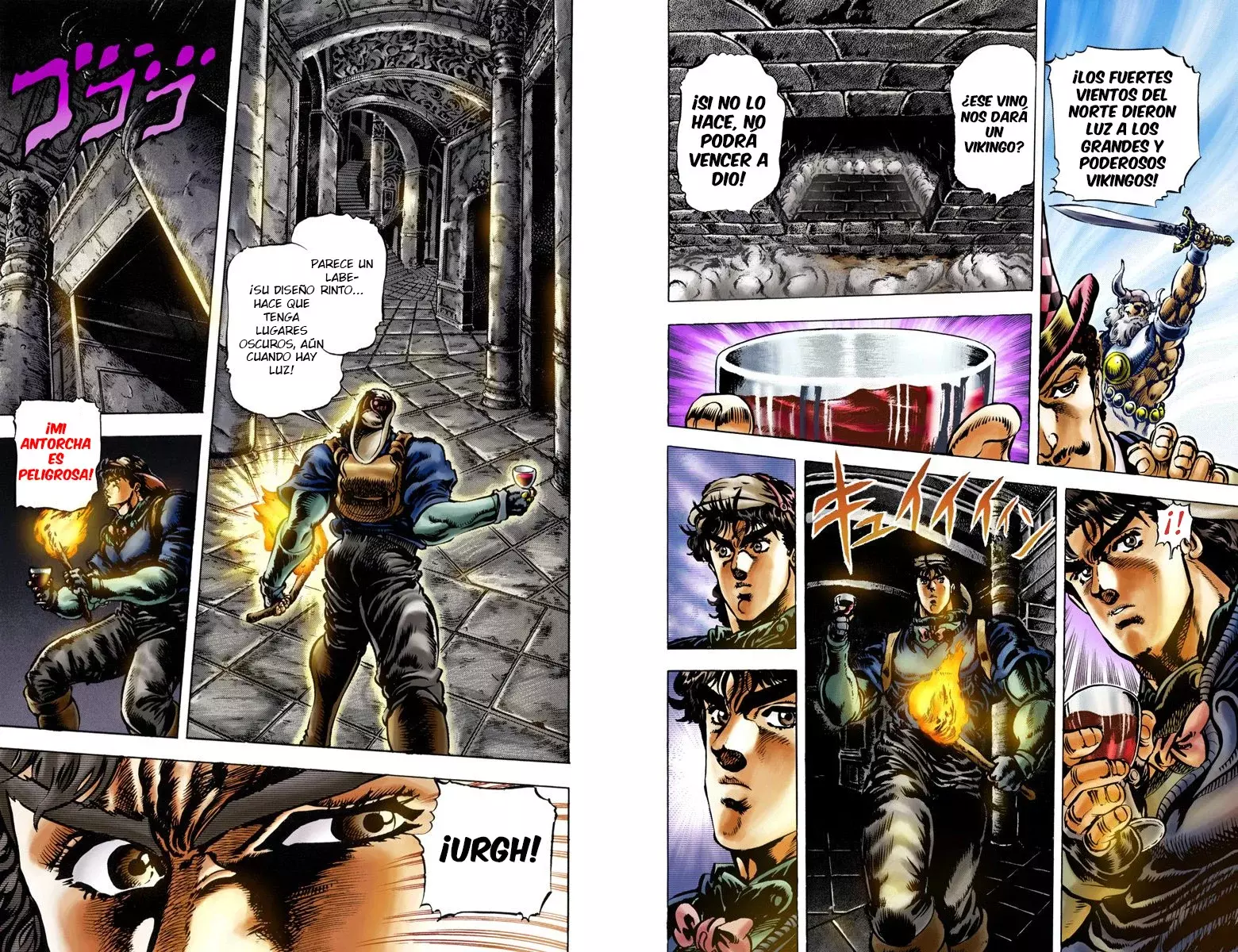 Read JoJo's Bizarre Adventure Parte 1 Phantom Blood Full Color ES Manga Online