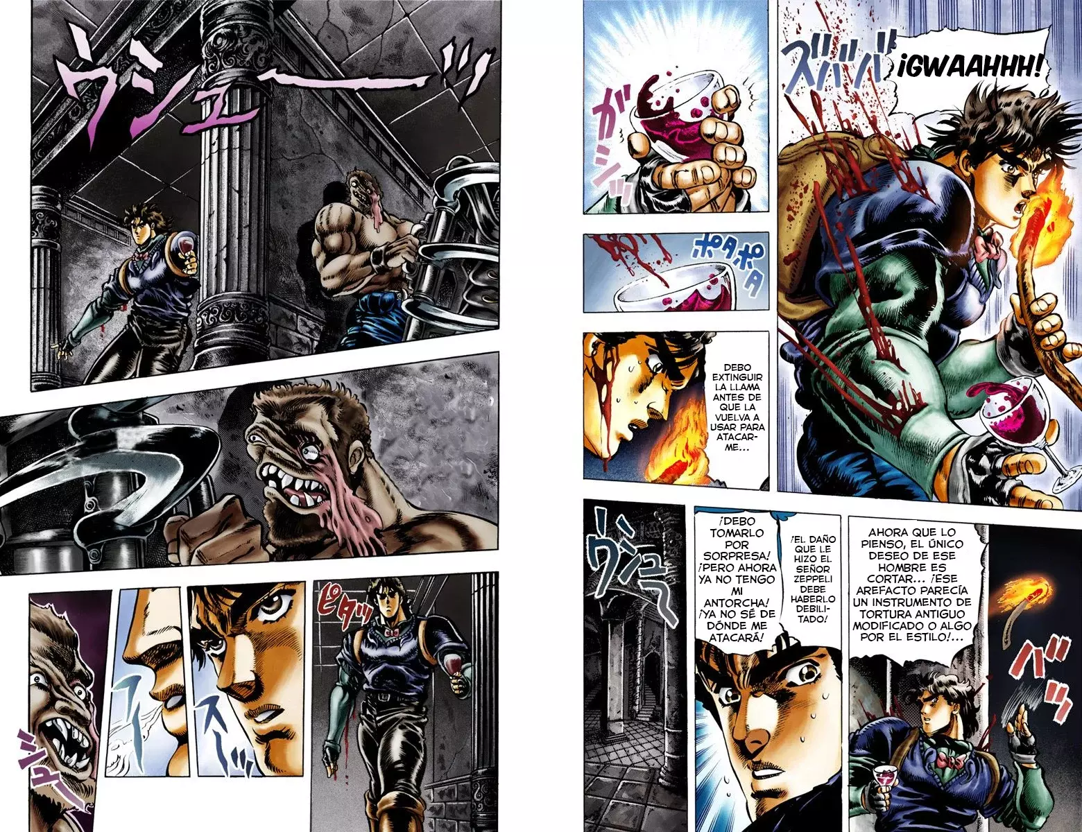 Read JoJo's Bizarre Adventure Parte 1 Phantom Blood Full Color ES Manga Online
