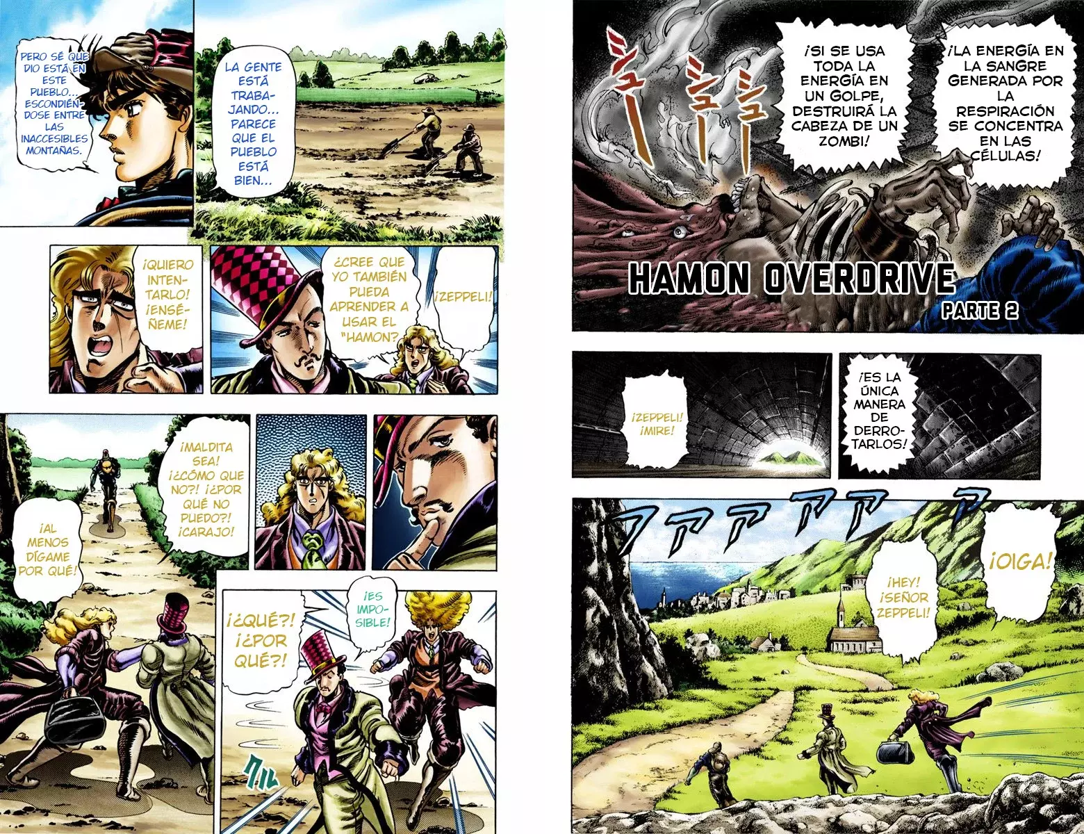 Read JoJo's Bizarre Adventure Parte 1 Phantom Blood Full Color ES Manga Online