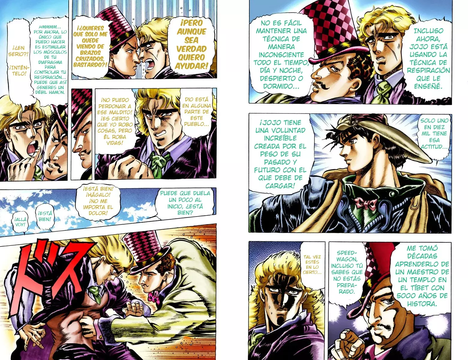 Read JoJo's Bizarre Adventure Parte 1 Phantom Blood Full Color ES Manga Online
