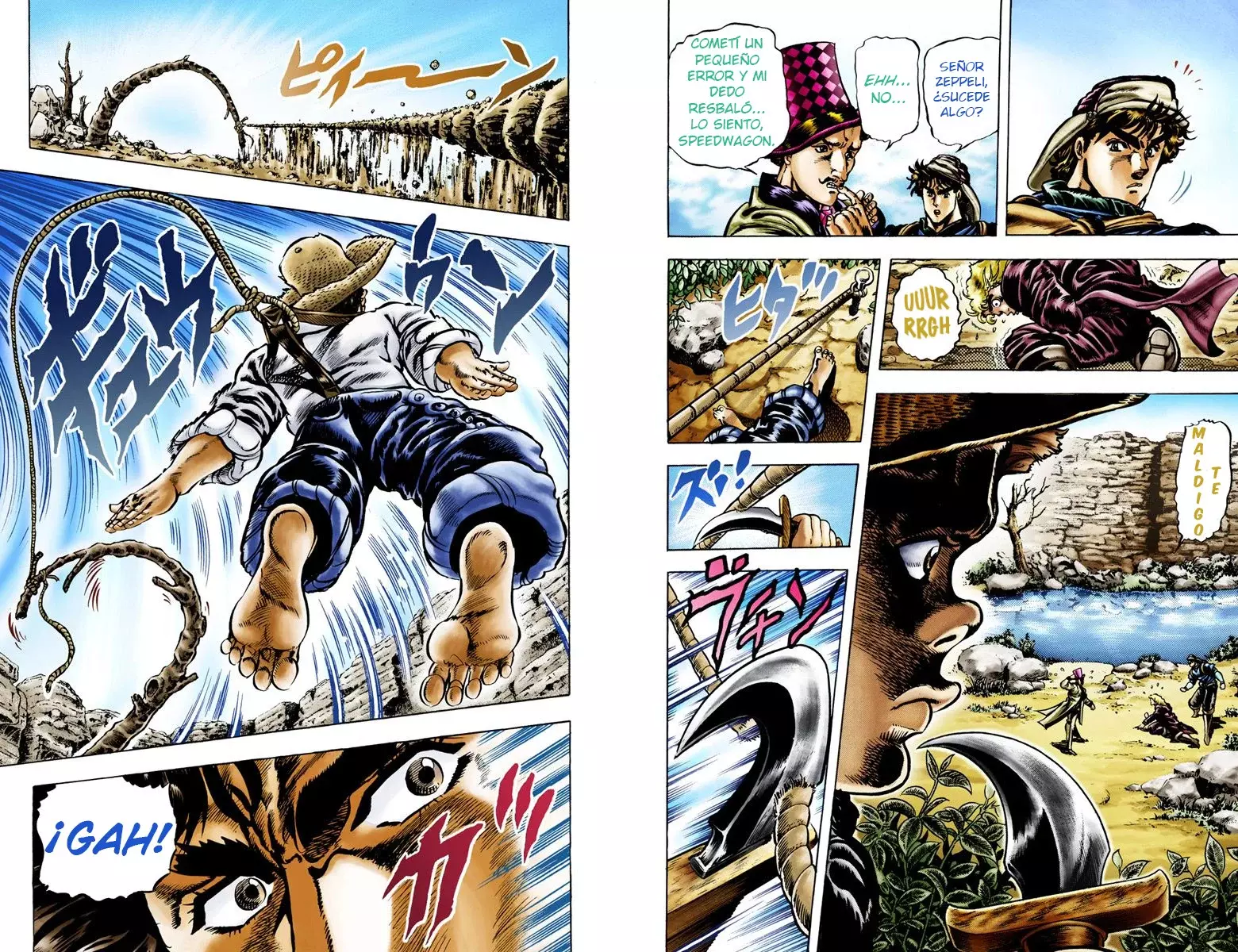 Read JoJo's Bizarre Adventure Parte 1 Phantom Blood Full Color ES Manga Online
