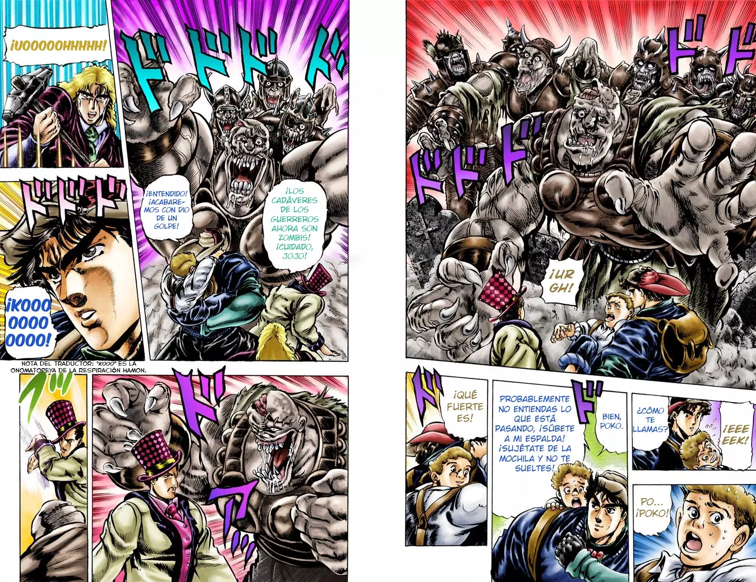 Read JoJo's Bizarre Adventure Parte 1 Phantom Blood Full Color ES Manga Online