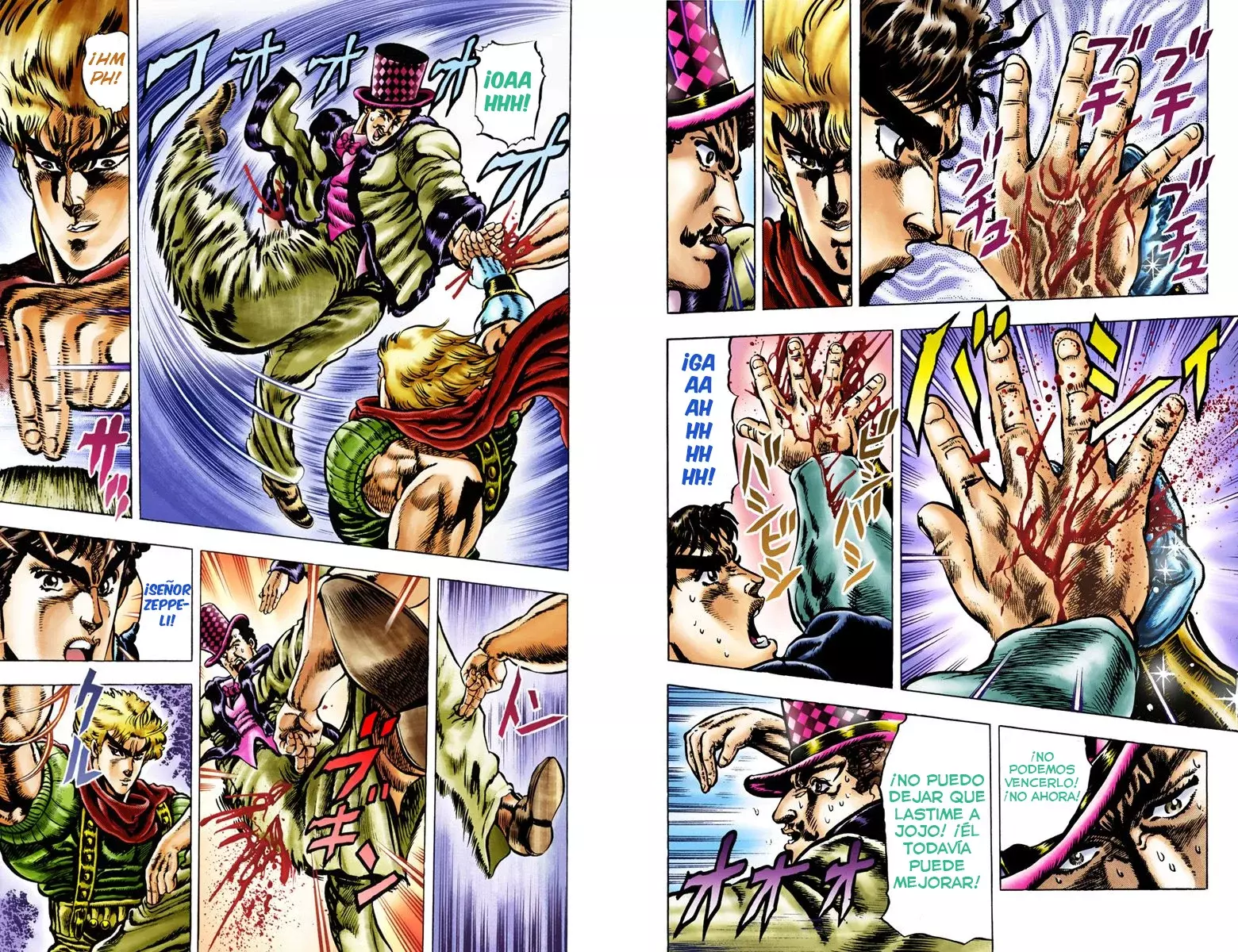 Read JoJo's Bizarre Adventure Parte 1 Phantom Blood Full Color ES Manga Online