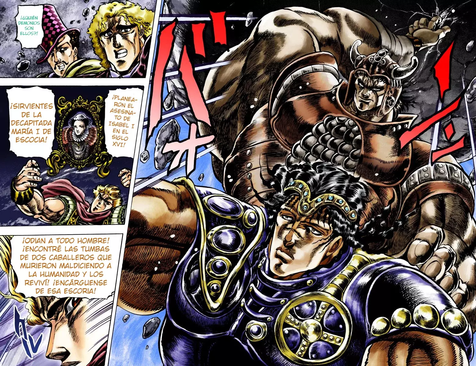Read JoJo's Bizarre Adventure Parte 1 Phantom Blood Full Color ES Manga Online