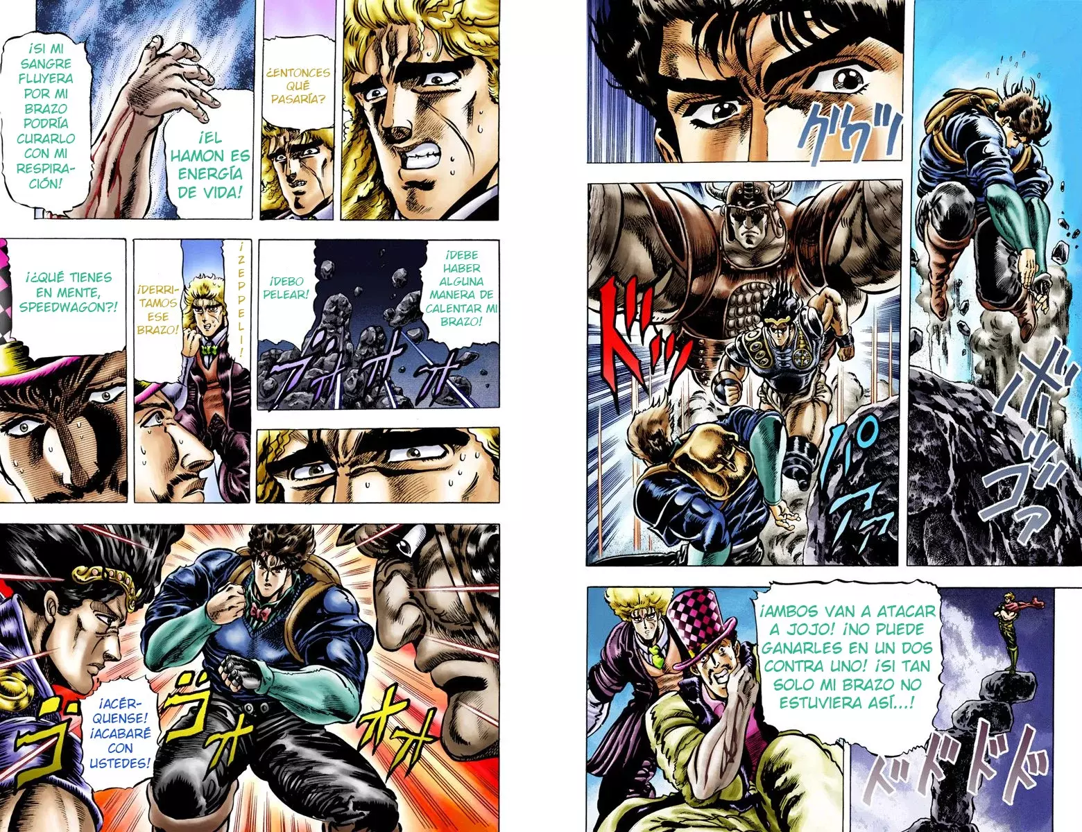 Read JoJo's Bizarre Adventure Parte 1 Phantom Blood Full Color ES Manga Online