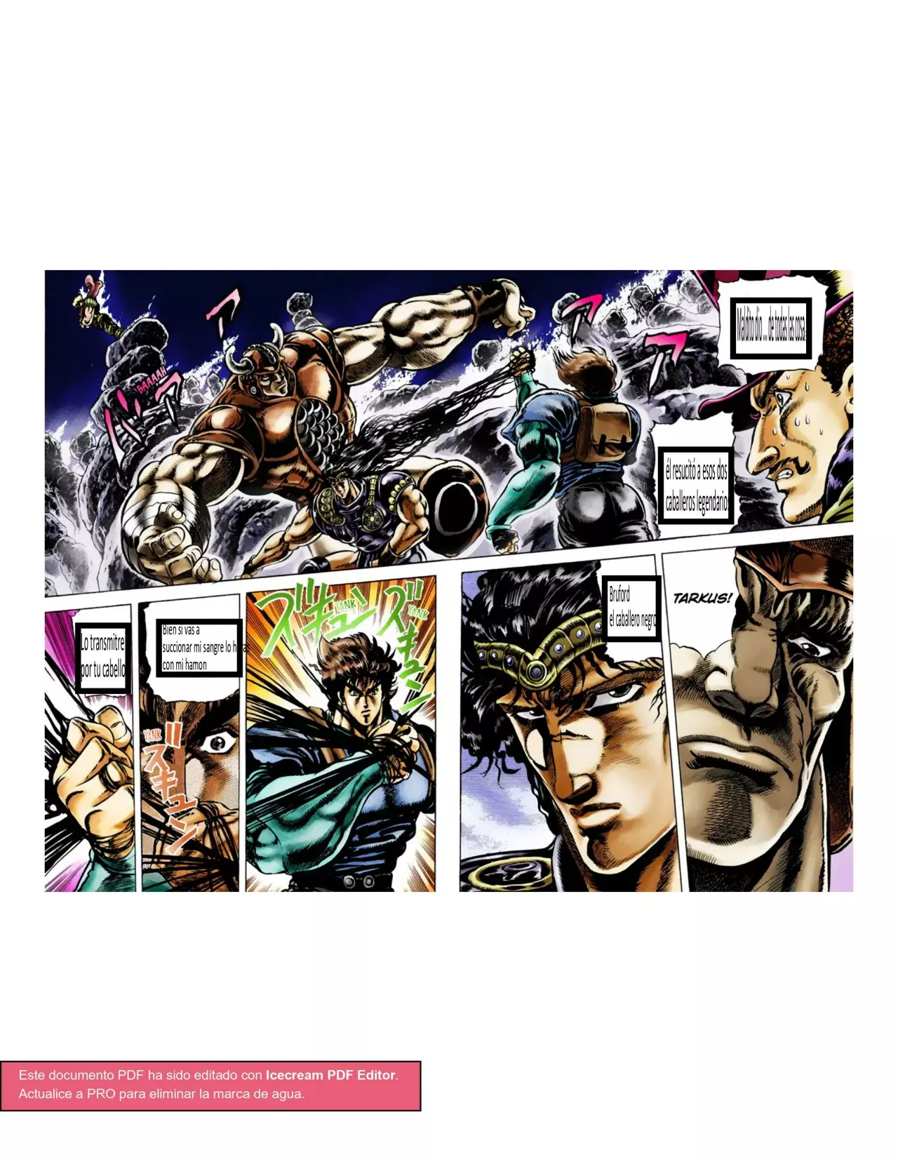 Read JoJo's Bizarre Adventure Parte 1 Phantom Blood Full Color ES Manga Online