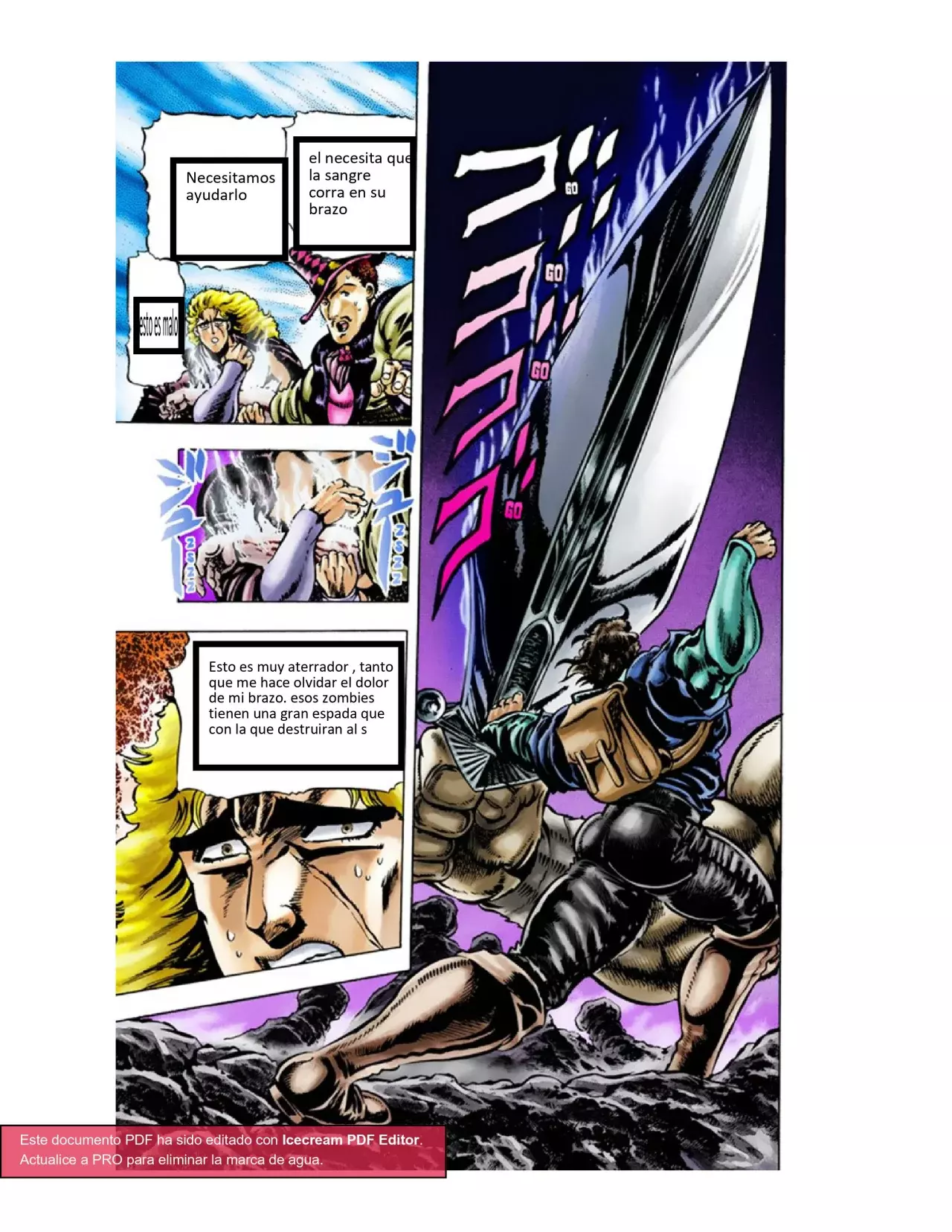 Read JoJo's Bizarre Adventure Parte 1 Phantom Blood Full Color ES Manga Online