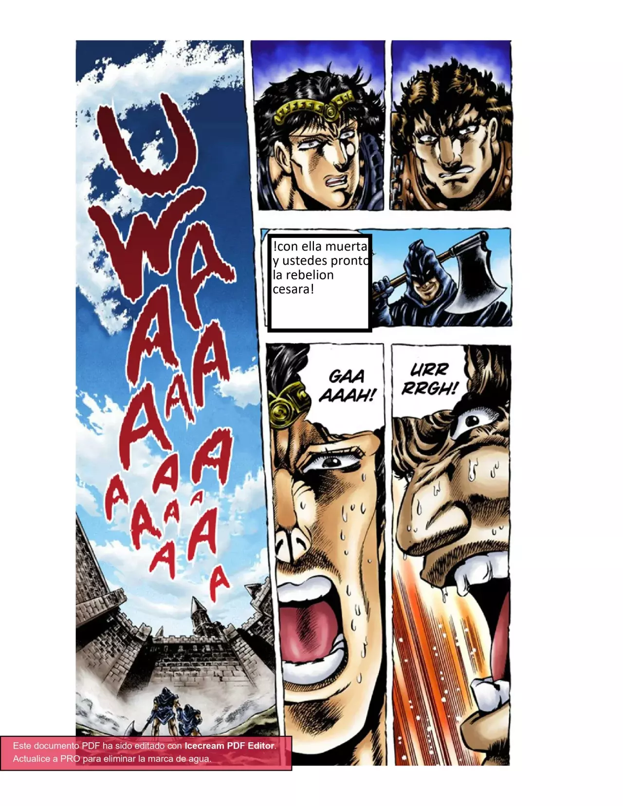 Read JoJo's Bizarre Adventure Parte 1 Phantom Blood Full Color ES Manga Online