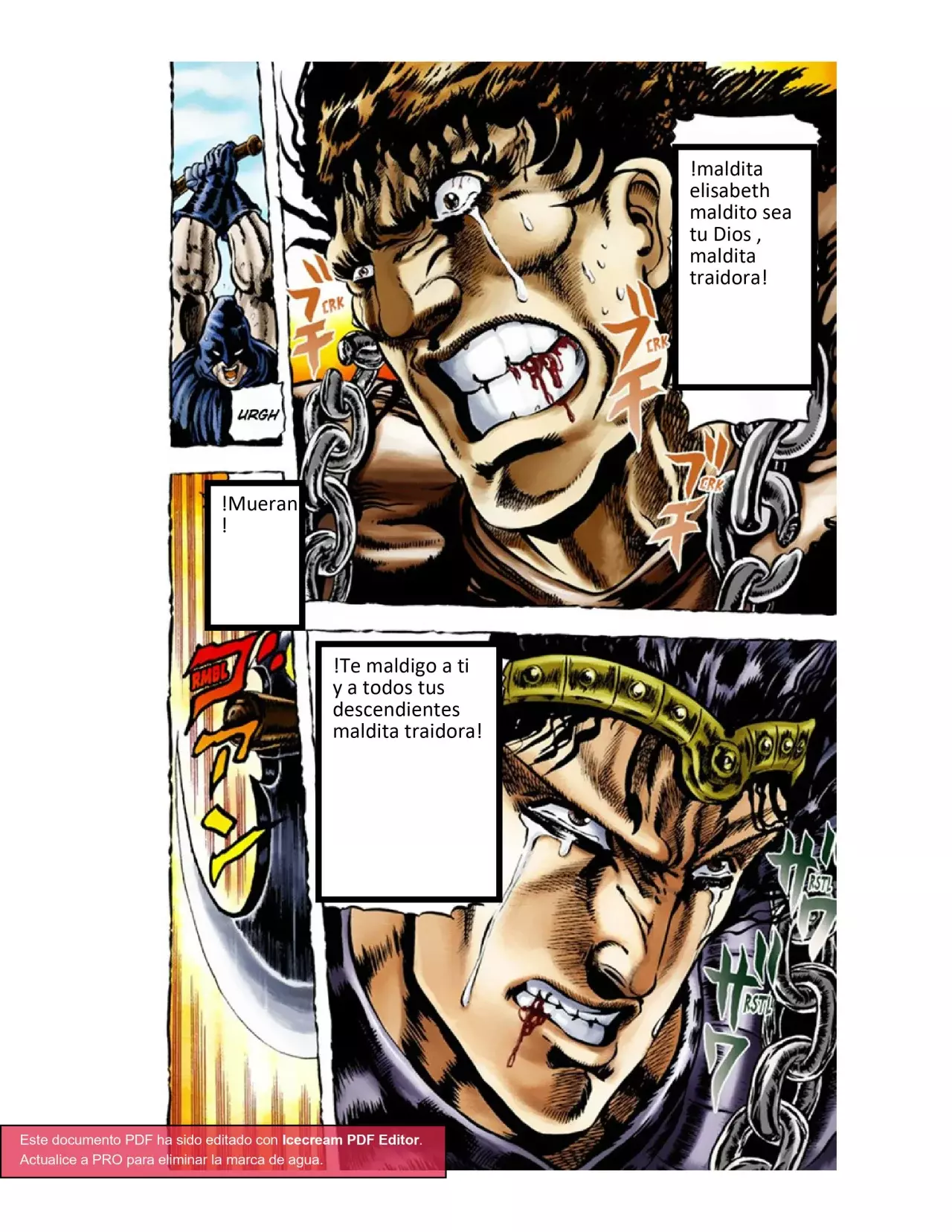 Read JoJo's Bizarre Adventure Parte 1 Phantom Blood Full Color ES Manga Online