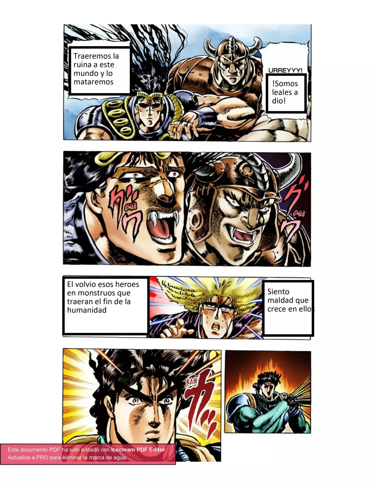 Read JoJo's Bizarre Adventure Parte 1 Phantom Blood Full Color ES Manga Online