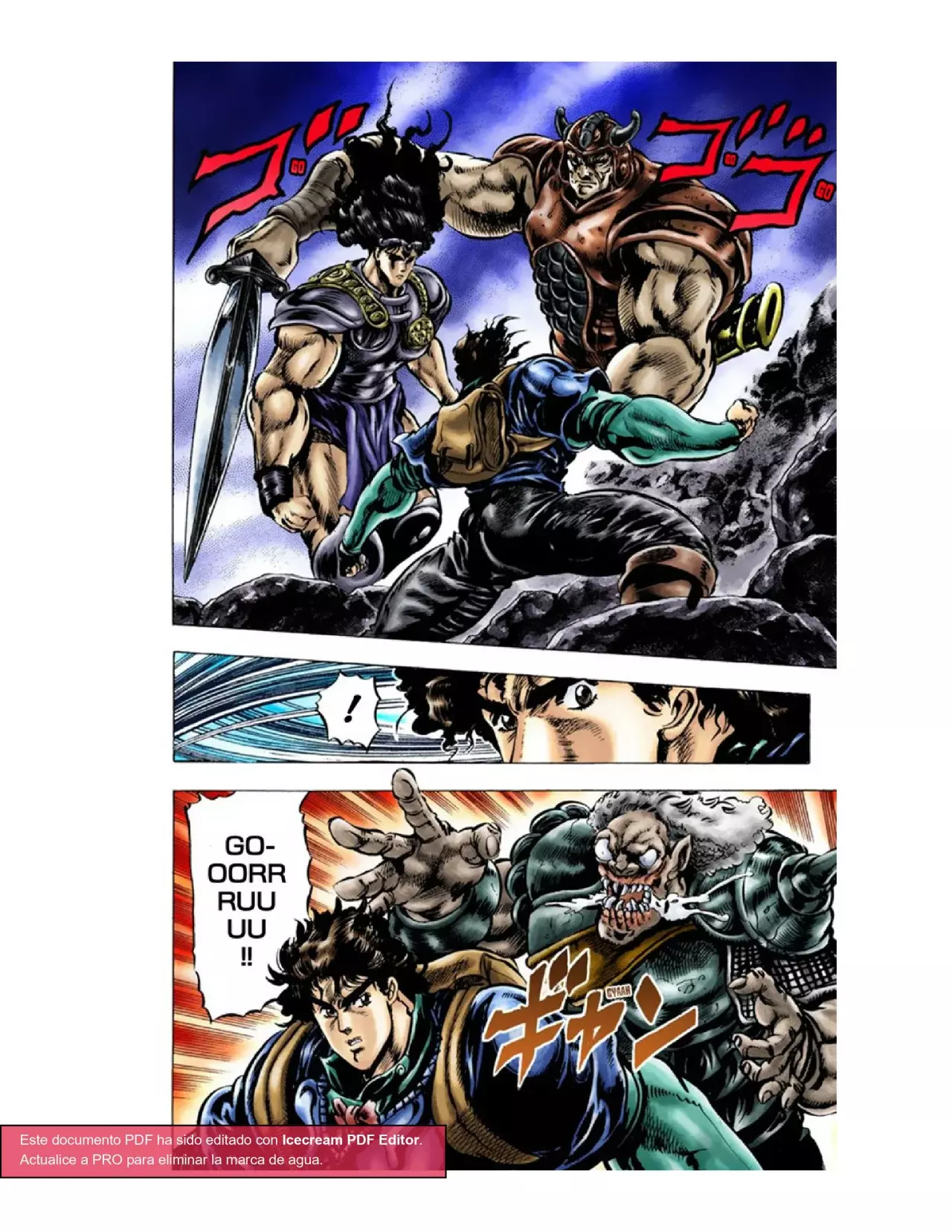 Read JoJo's Bizarre Adventure Parte 1 Phantom Blood Full Color ES Manga Online