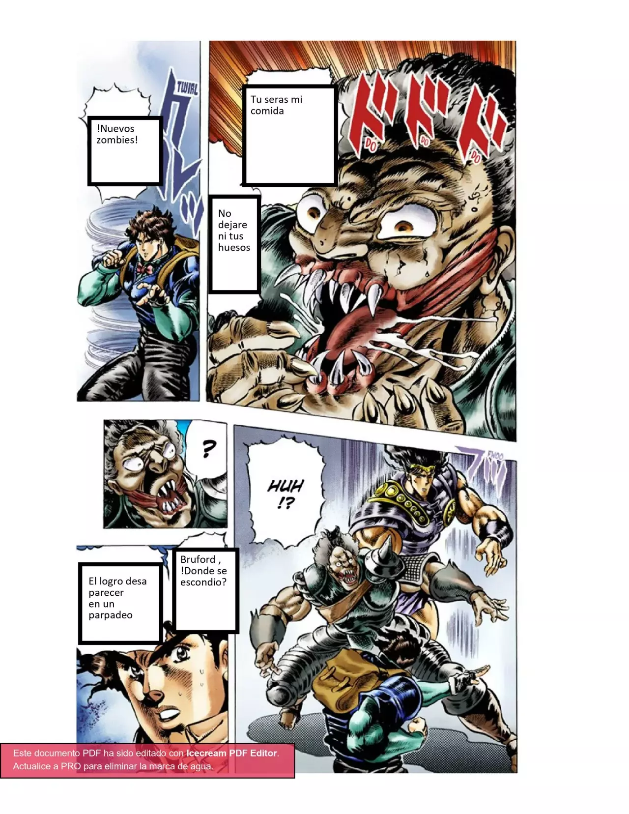 Read JoJo's Bizarre Adventure Parte 1 Phantom Blood Full Color ES Manga Online