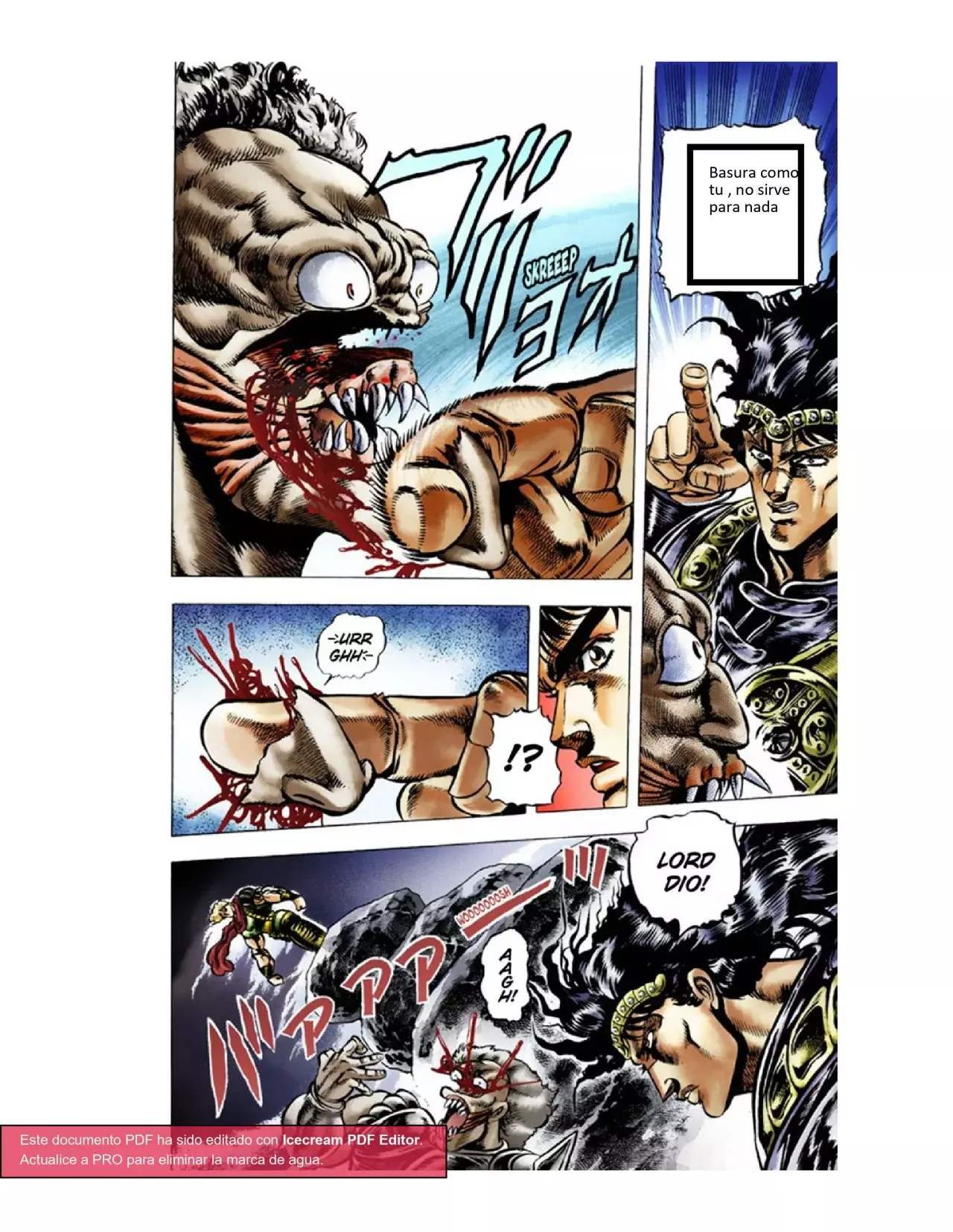Read JoJo's Bizarre Adventure Parte 1 Phantom Blood Full Color ES Manga Online
