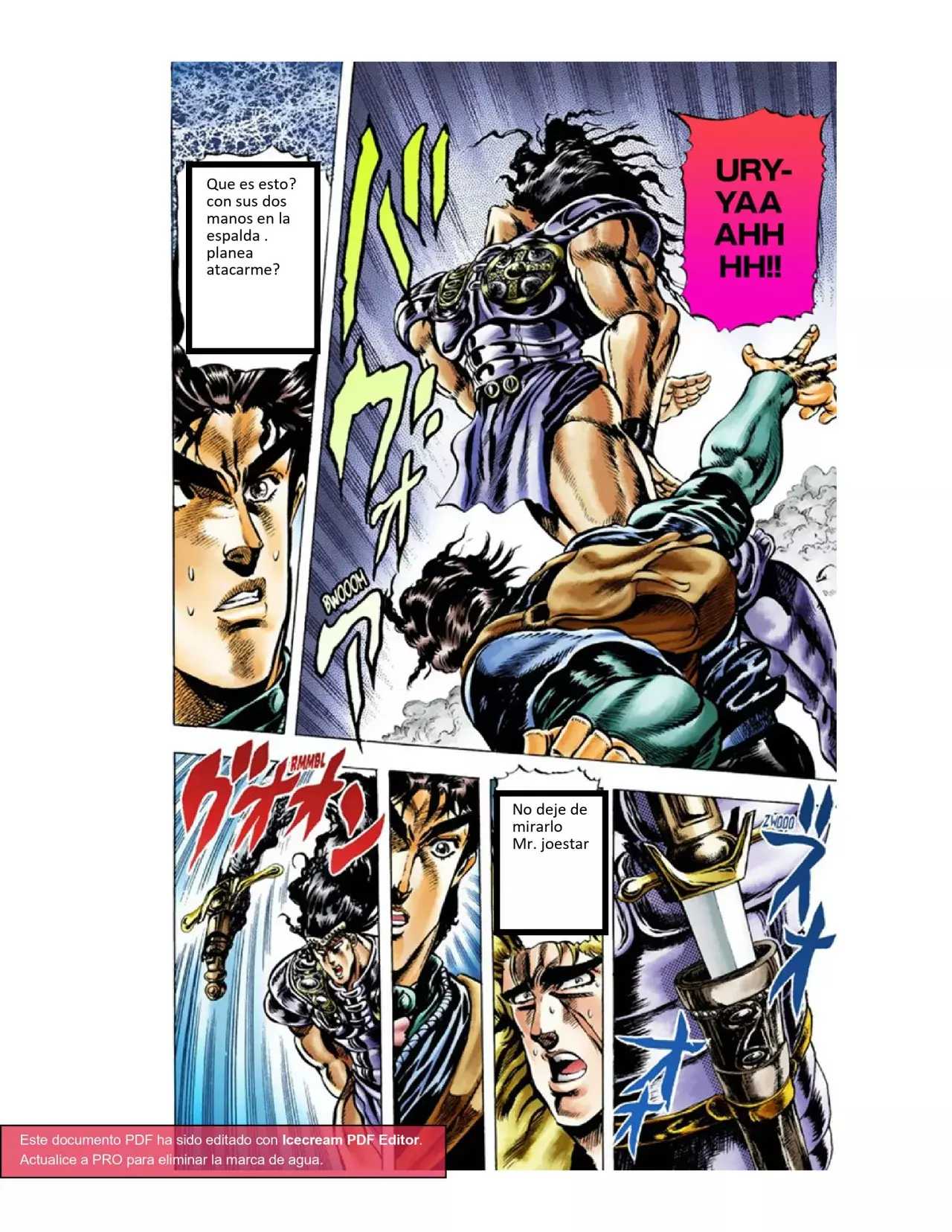 Read JoJo's Bizarre Adventure Parte 1 Phantom Blood Full Color ES Manga Online