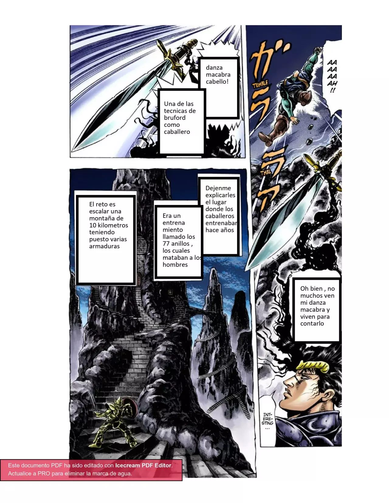 Read JoJo's Bizarre Adventure Parte 1 Phantom Blood Full Color ES Manga Online
