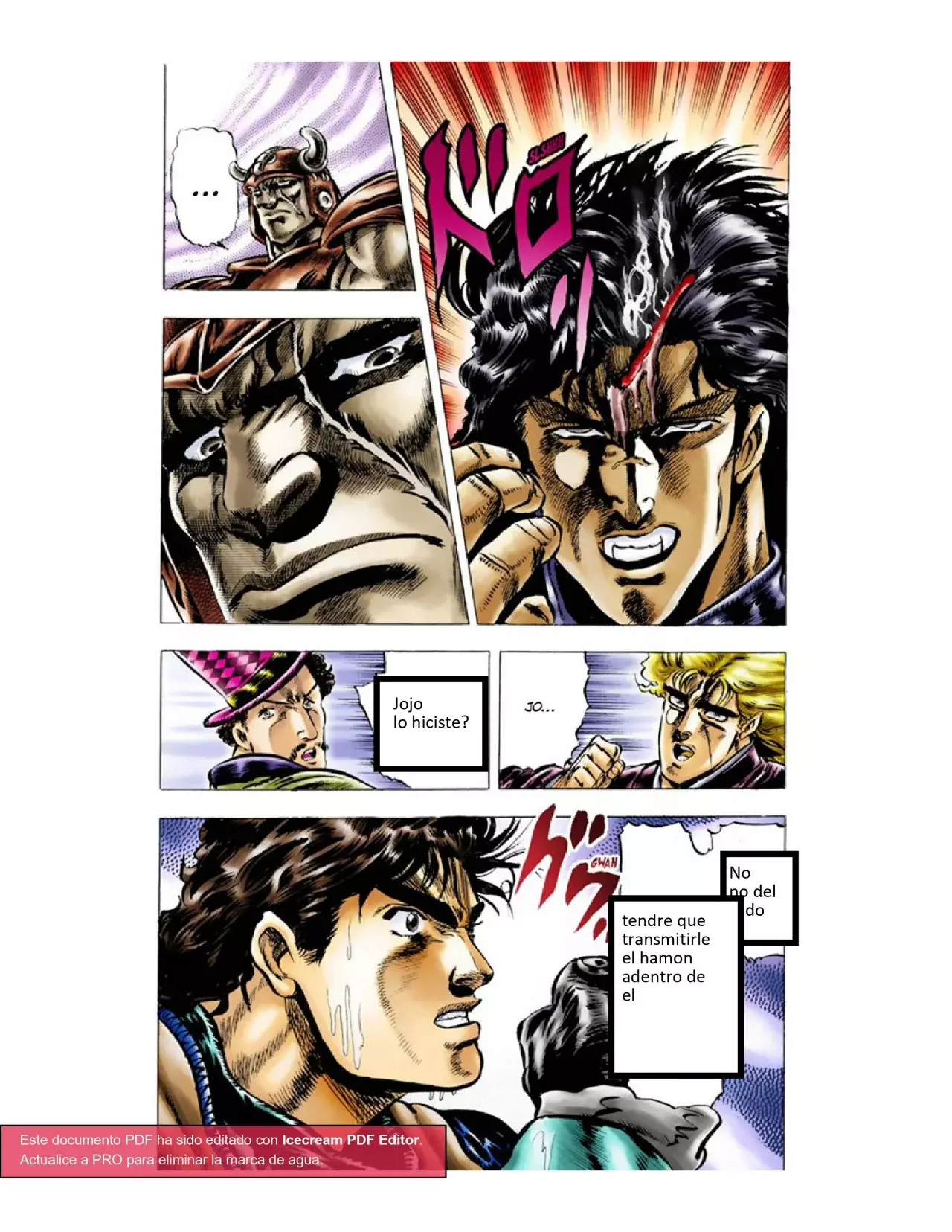 Read JoJo's Bizarre Adventure Parte 1 Phantom Blood Full Color ES Manga Online