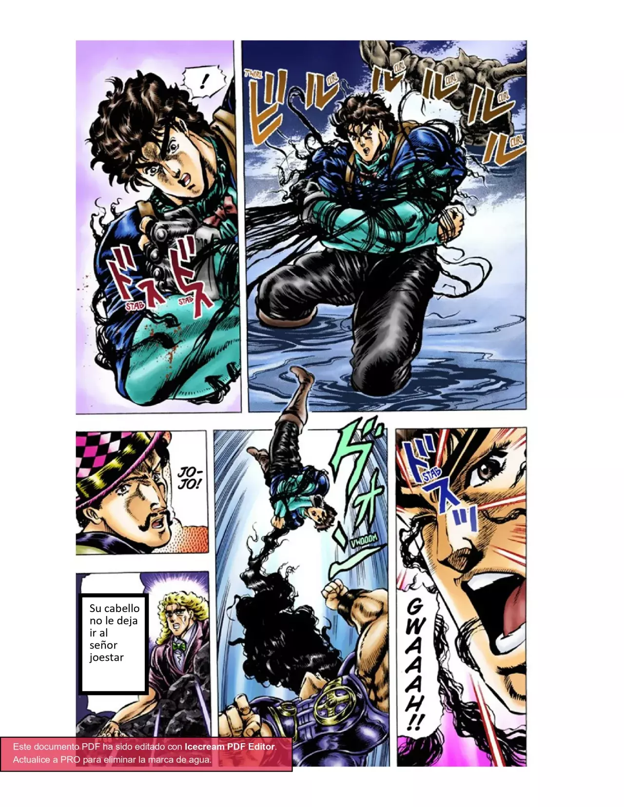 Read JoJo's Bizarre Adventure Parte 1 Phantom Blood Full Color ES Manga Online