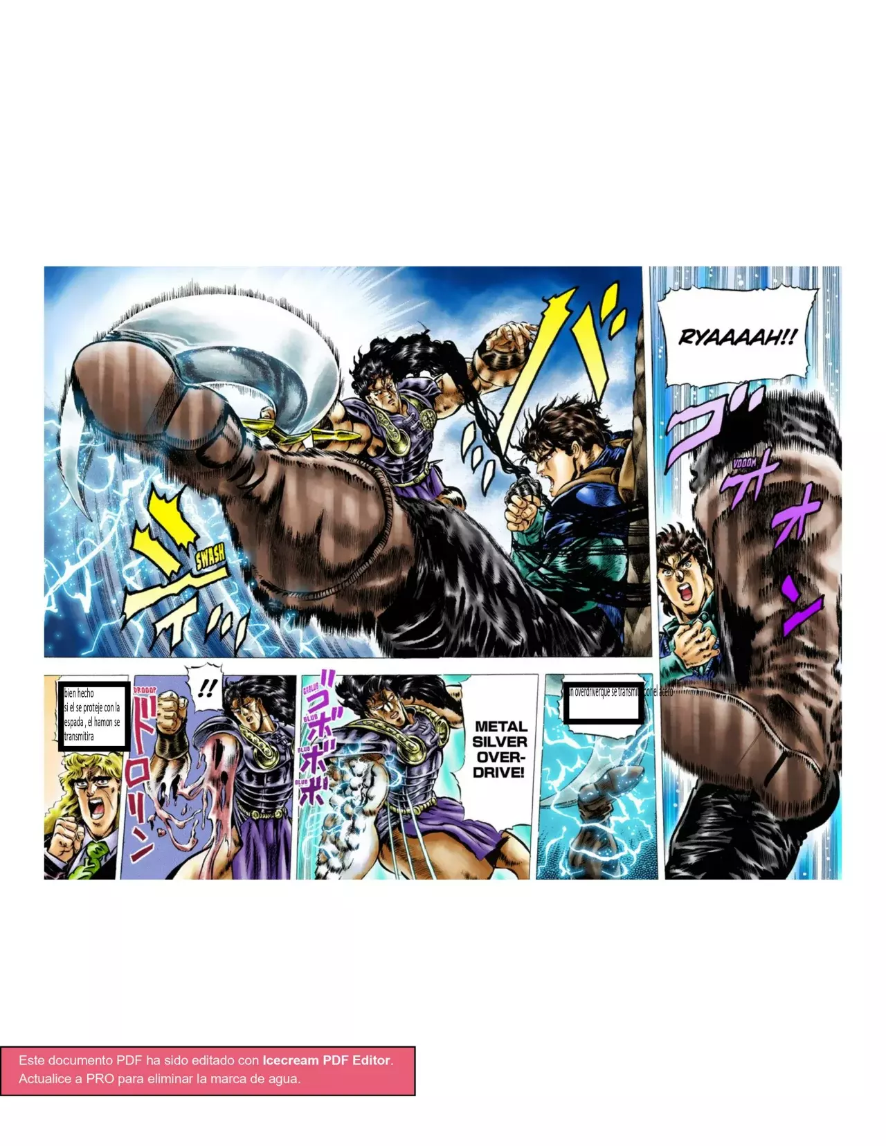 Read JoJo's Bizarre Adventure Parte 1 Phantom Blood Full Color ES Manga Online