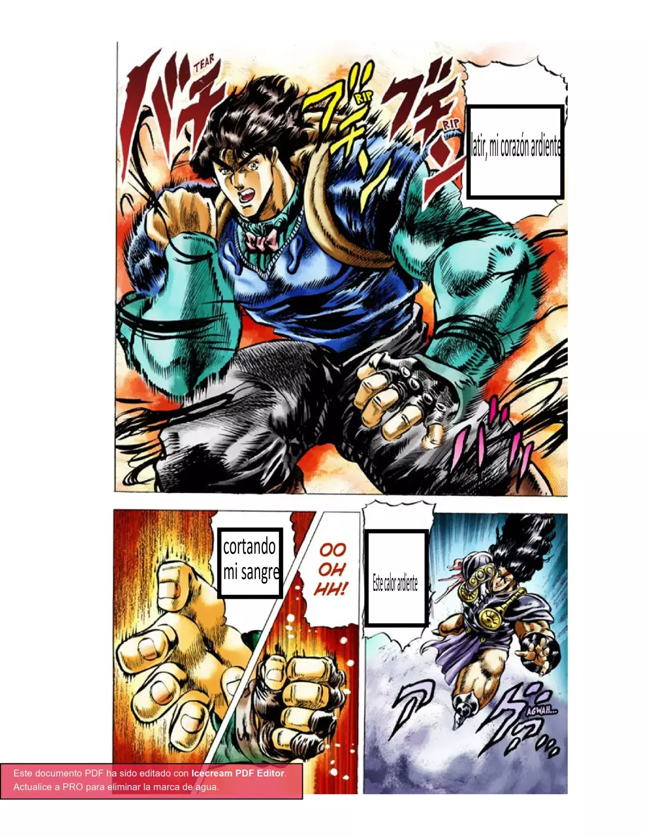 Read JoJo's Bizarre Adventure Parte 1 Phantom Blood Full Color ES Manga Online